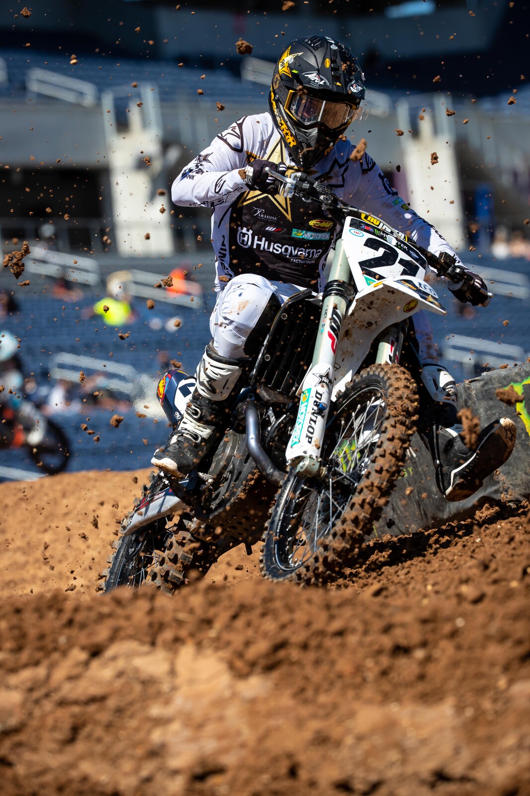 Jason Anderson was the top 450SX class qualifier for the first time in 2021.