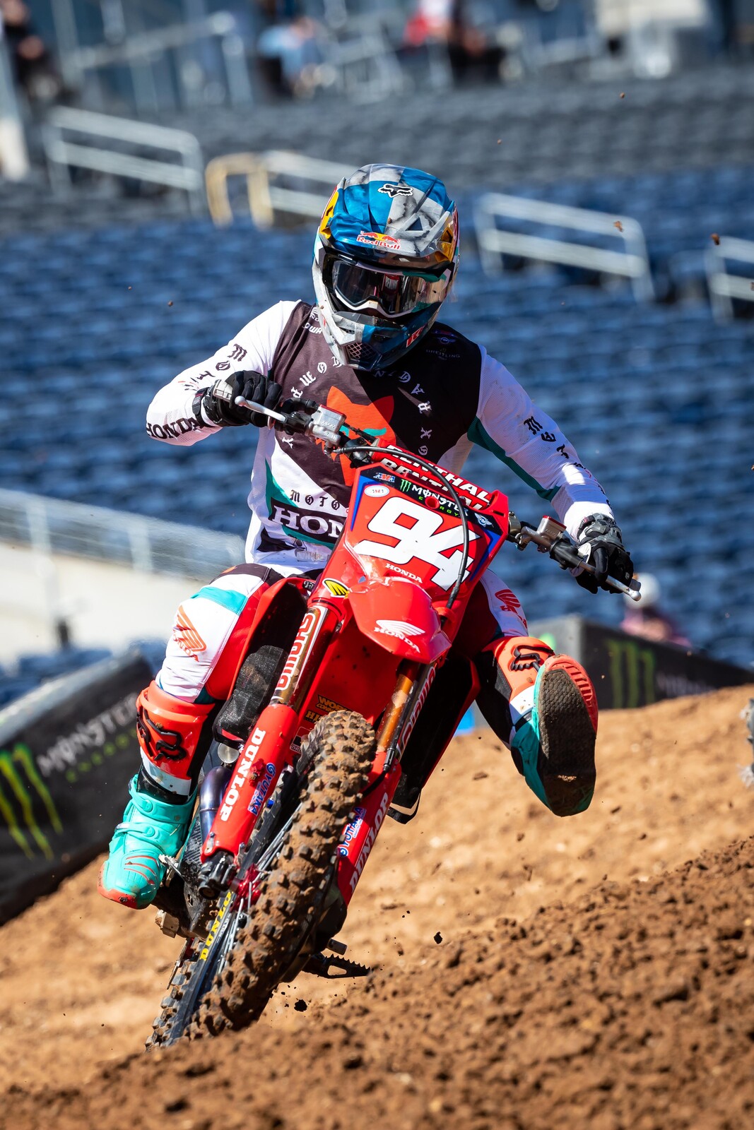 Ken Rozen was 16th in the final 450SX A qualifying session, which is not where we typically see the #94. Roczen's 50.6260 in the first session was third and his 51.6430 in the second session was 16th.
