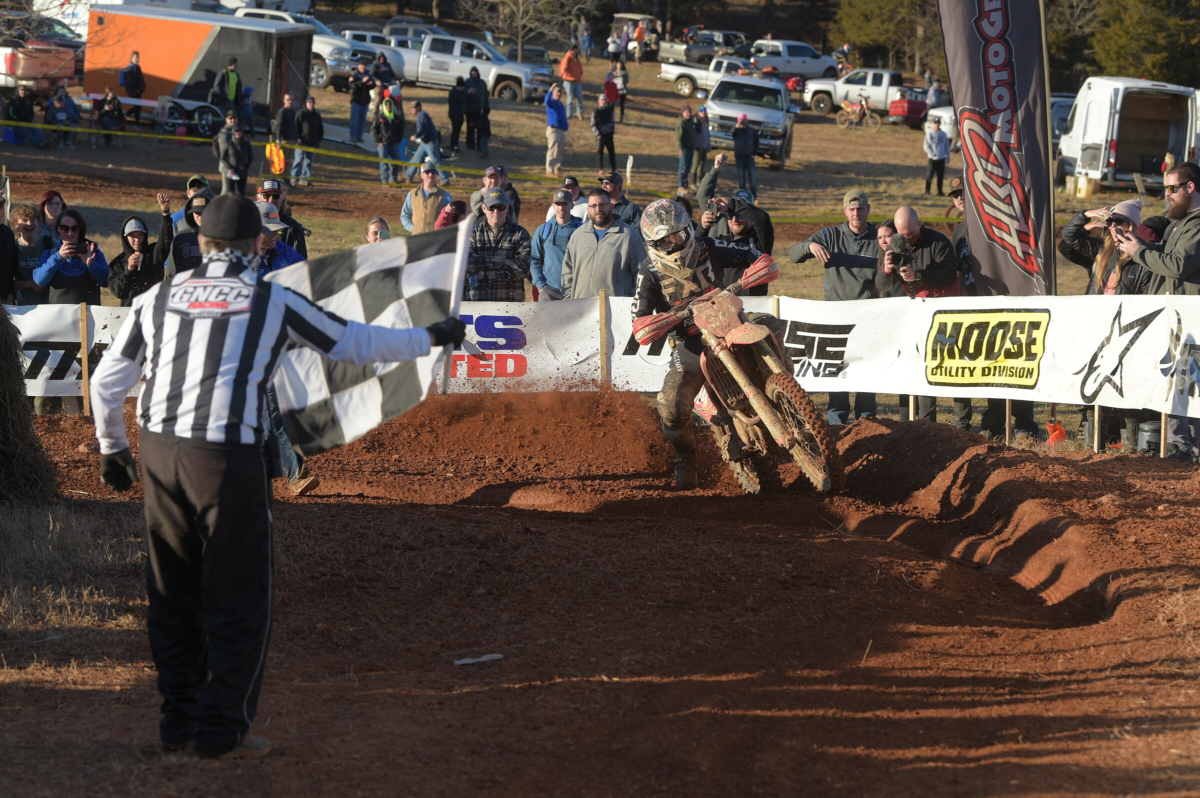 Grant Baylor made his new KLM Milwaukee GasGas team's GNCC debut a good one.