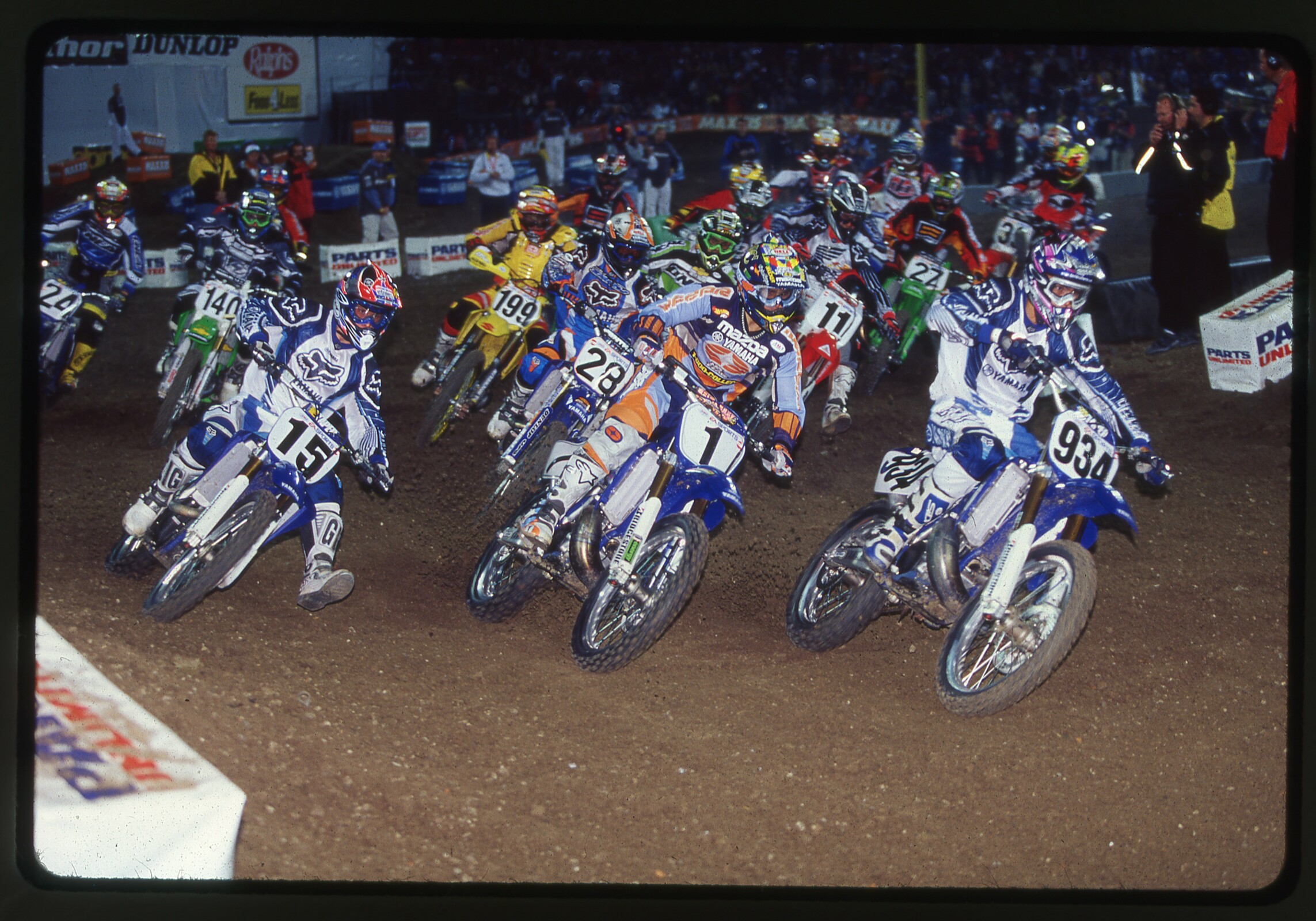 McGrath in 2001, alongside Tim Ferry (15) and David Vuillemin (934).