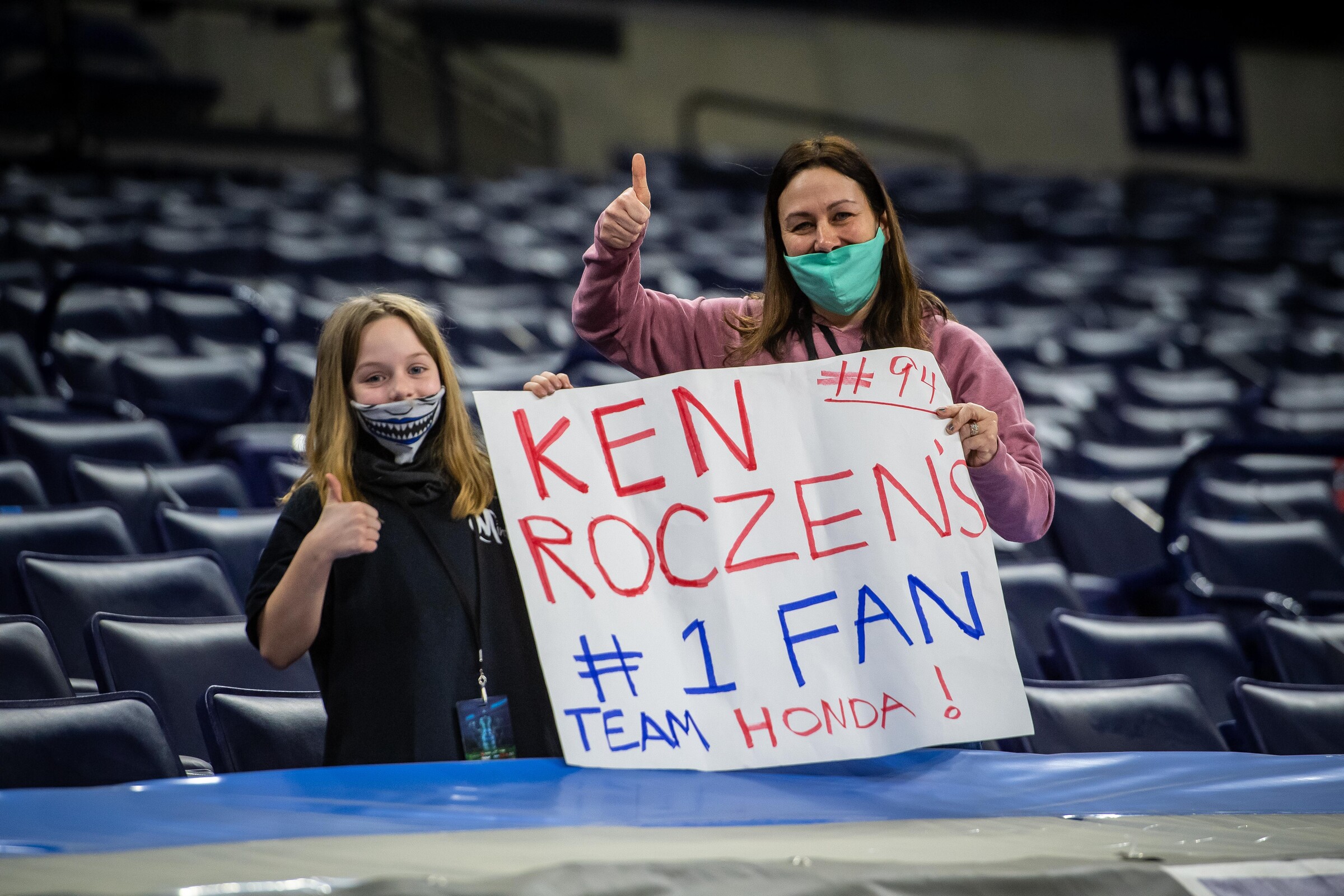 K-Roc’s #1 (and #2) fans show him love.