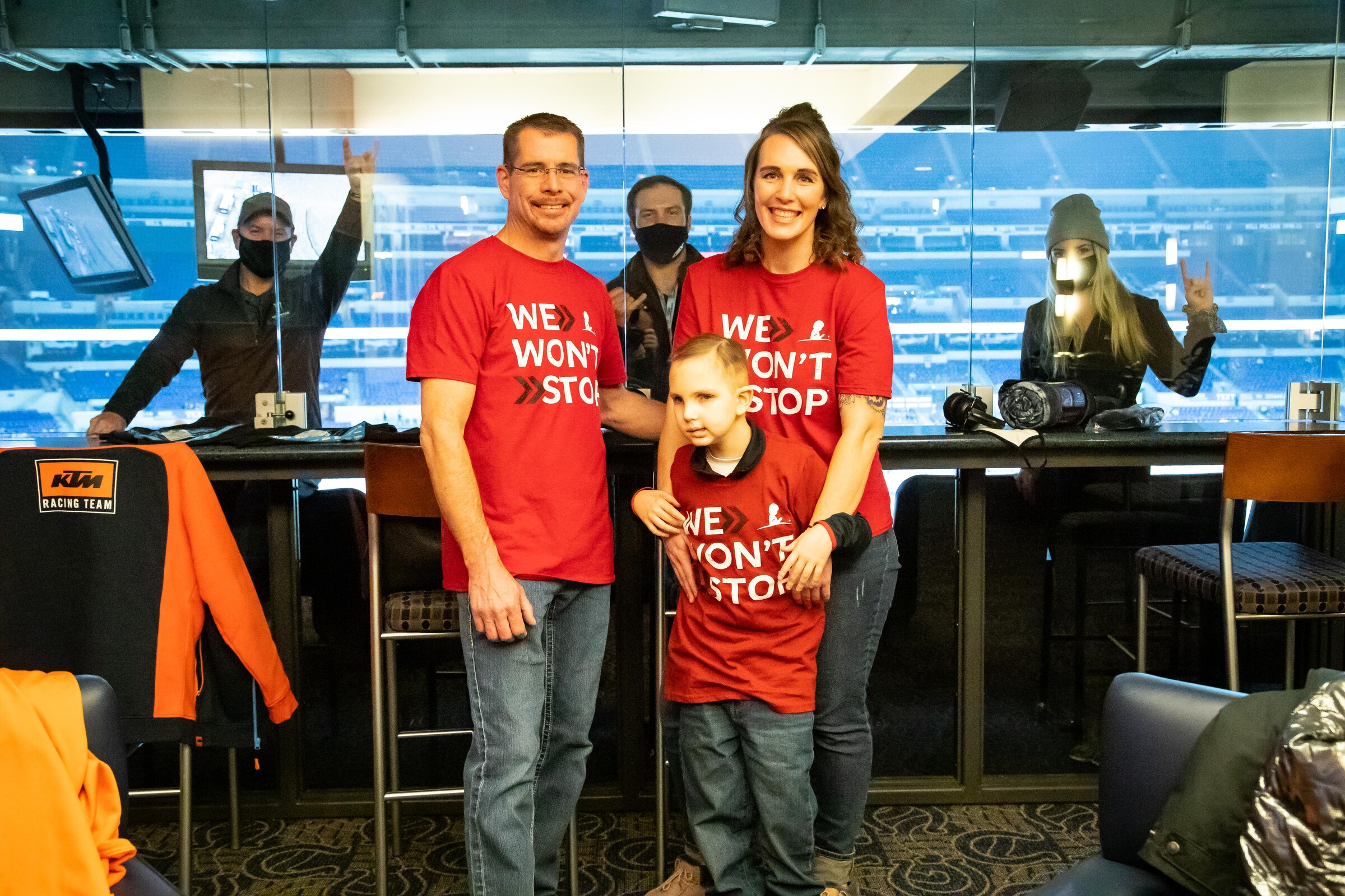 St. Jude’s all-star Gabe and family definitely won’t stop.