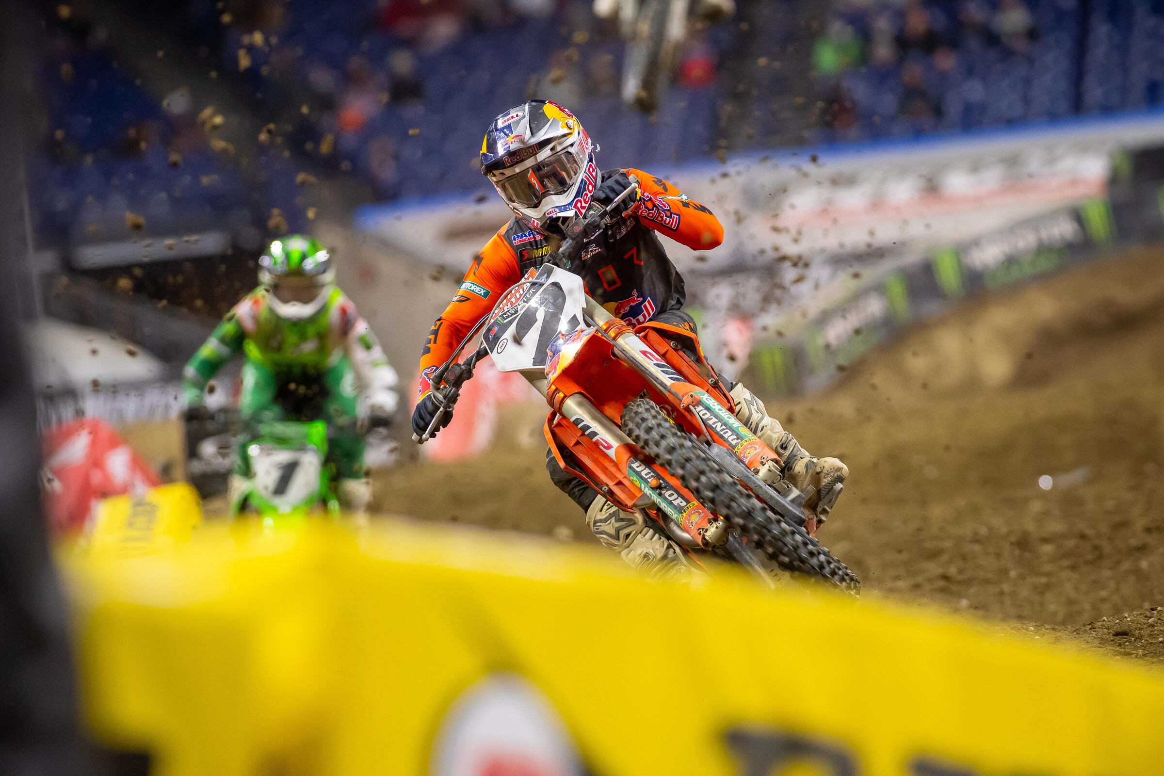 Nicoletti said his ideal teammates would be Alex Martin, Cooper Webb (pictured), and Weston Peick.