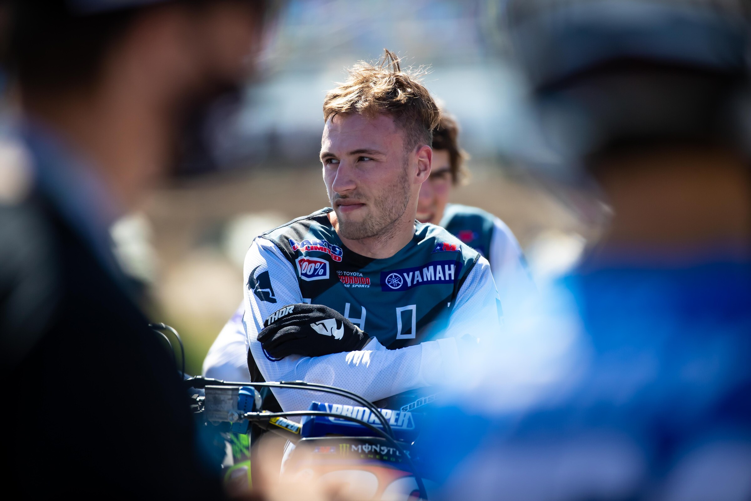 Justin Cooper during Friday's press day.