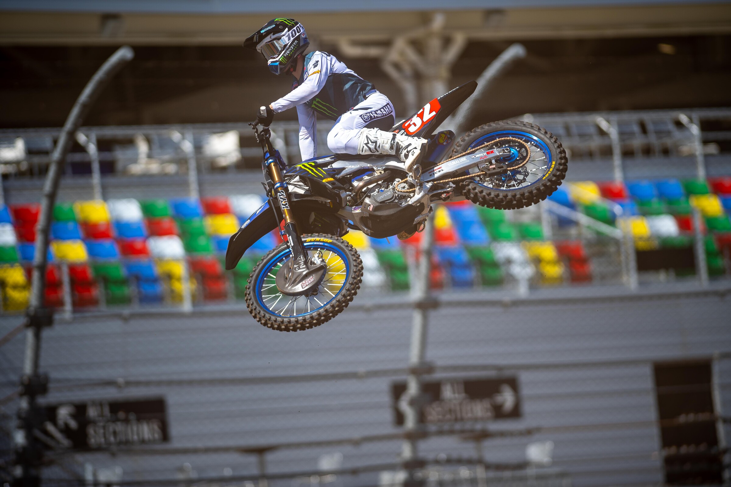 Cooper during Friday's press day ride.