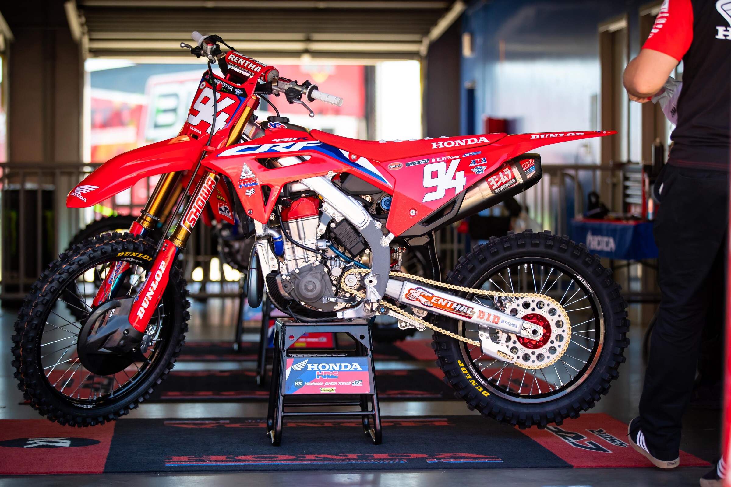 Ken Roczen's Honda CRF450R.