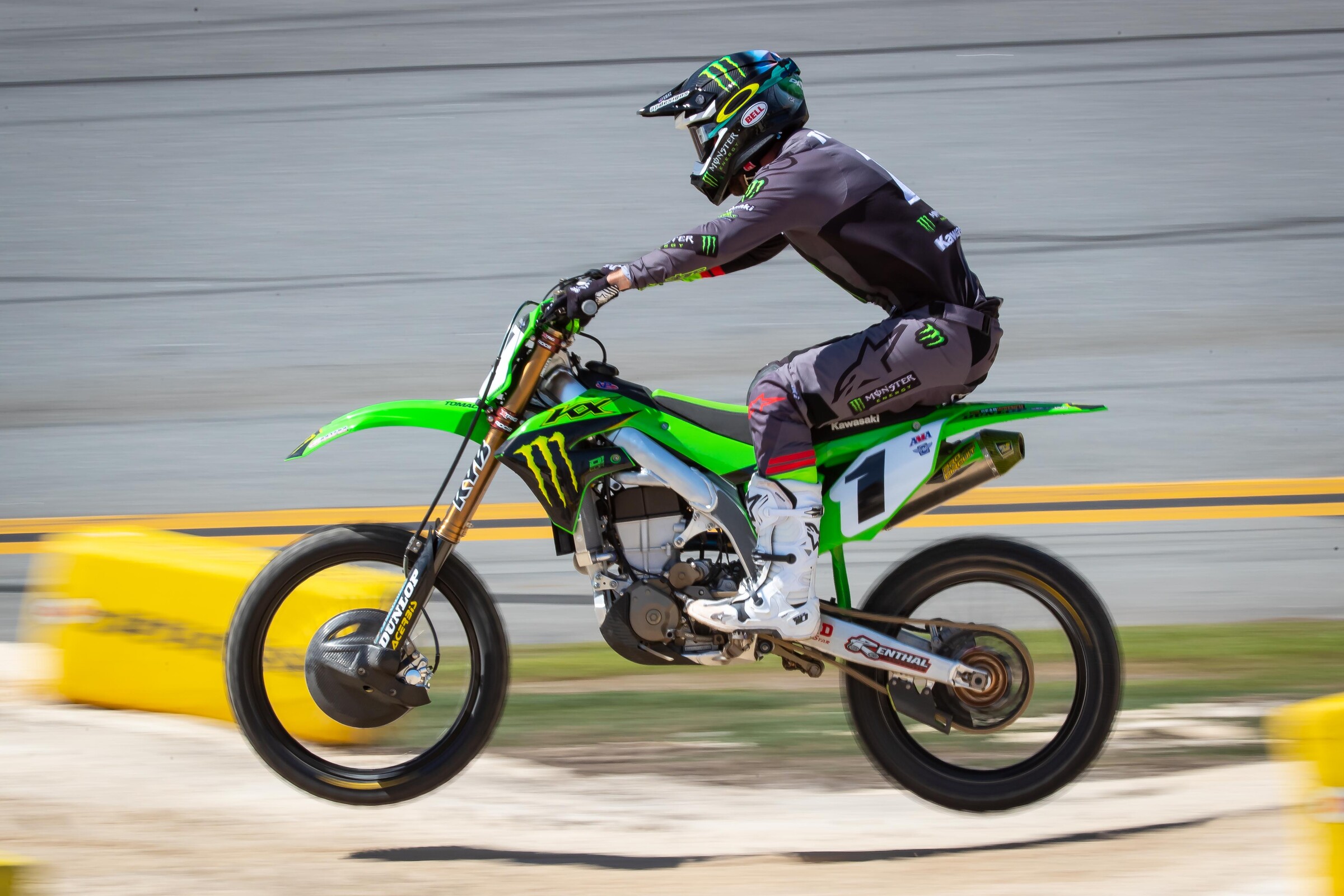 Eli Tomac during Friday's press day ride.