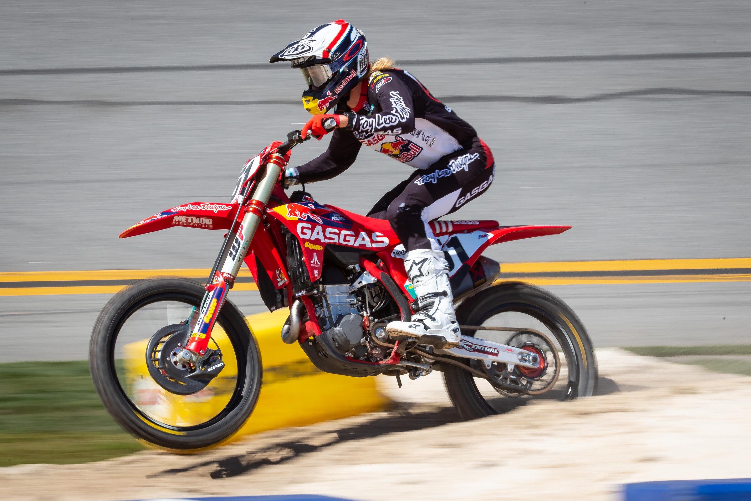 Justin Barcia during Friday's press day ride.