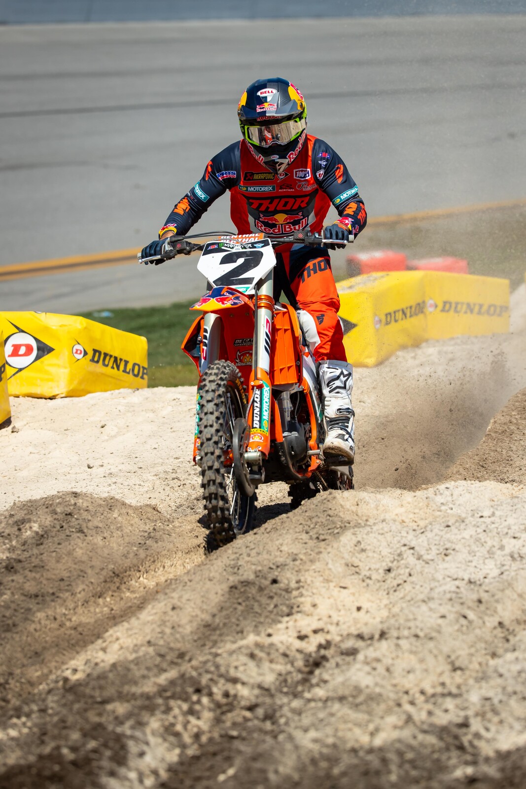 Cooper Webb during Friday's press day ride.