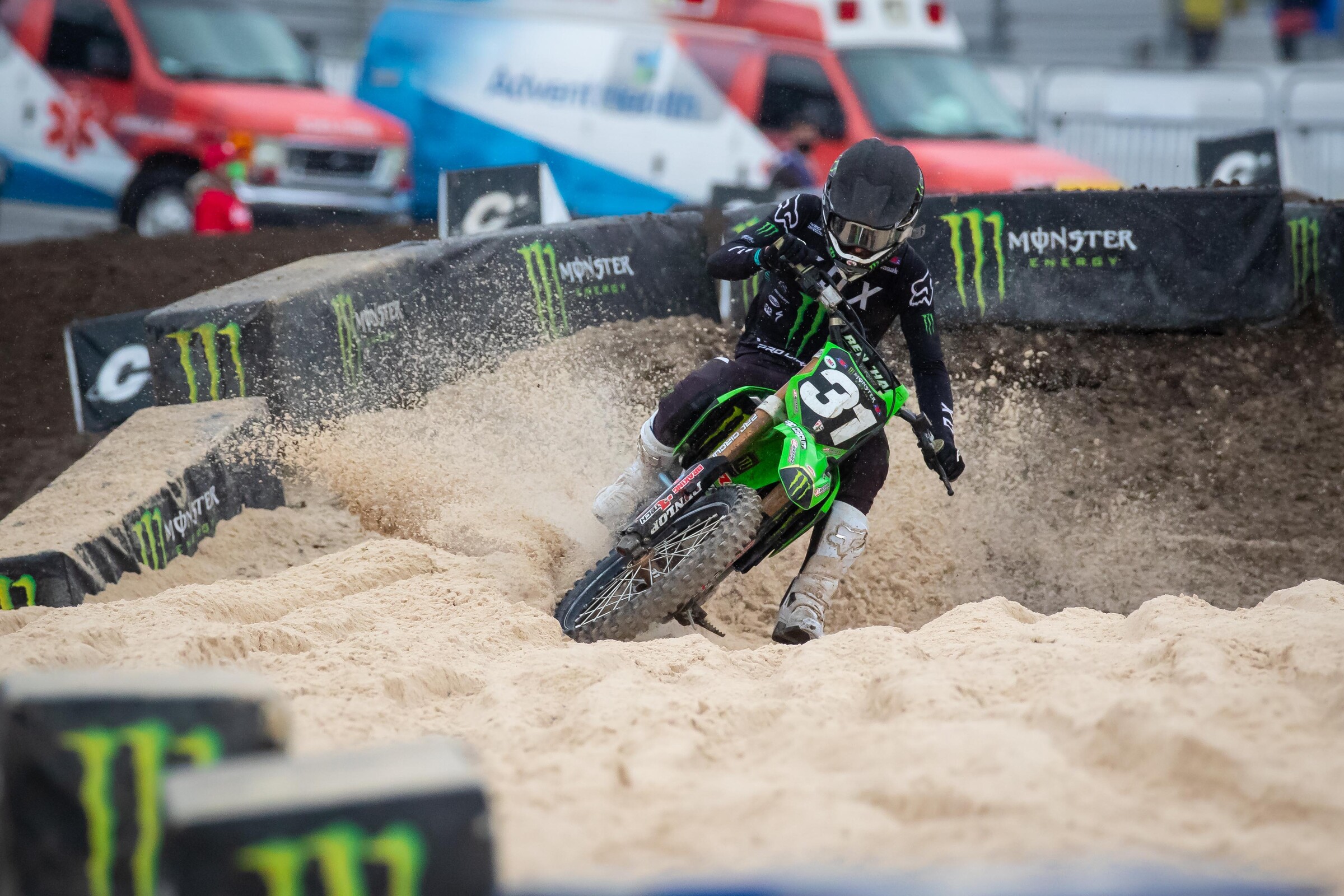 Cameron McAdoo's 01:10.3780 makes him the only other rider under the 1:11.000 in the 250SX West Region.