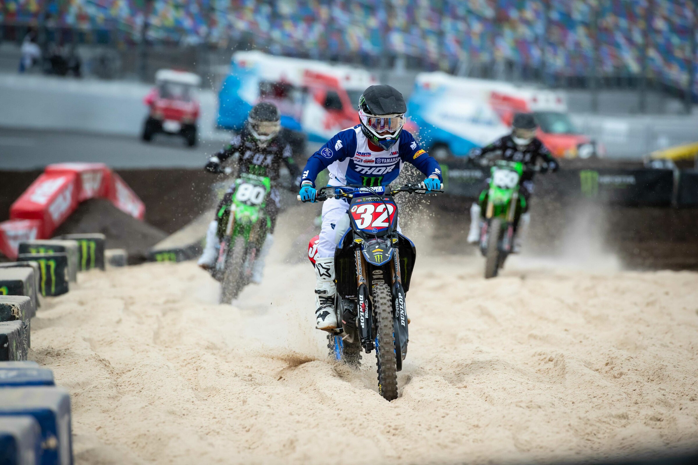 Cooper followed by Jordon Smith (#80) and Seth Hammaker (#150).