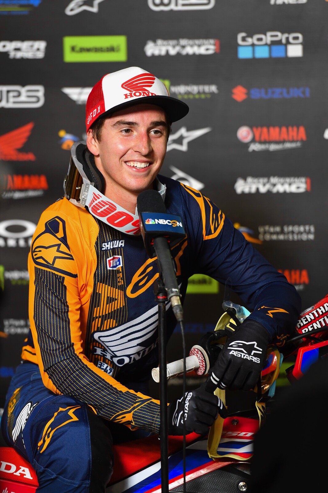 Lawerence's night is off to a great start in his first visit to Daytona International Speedway.