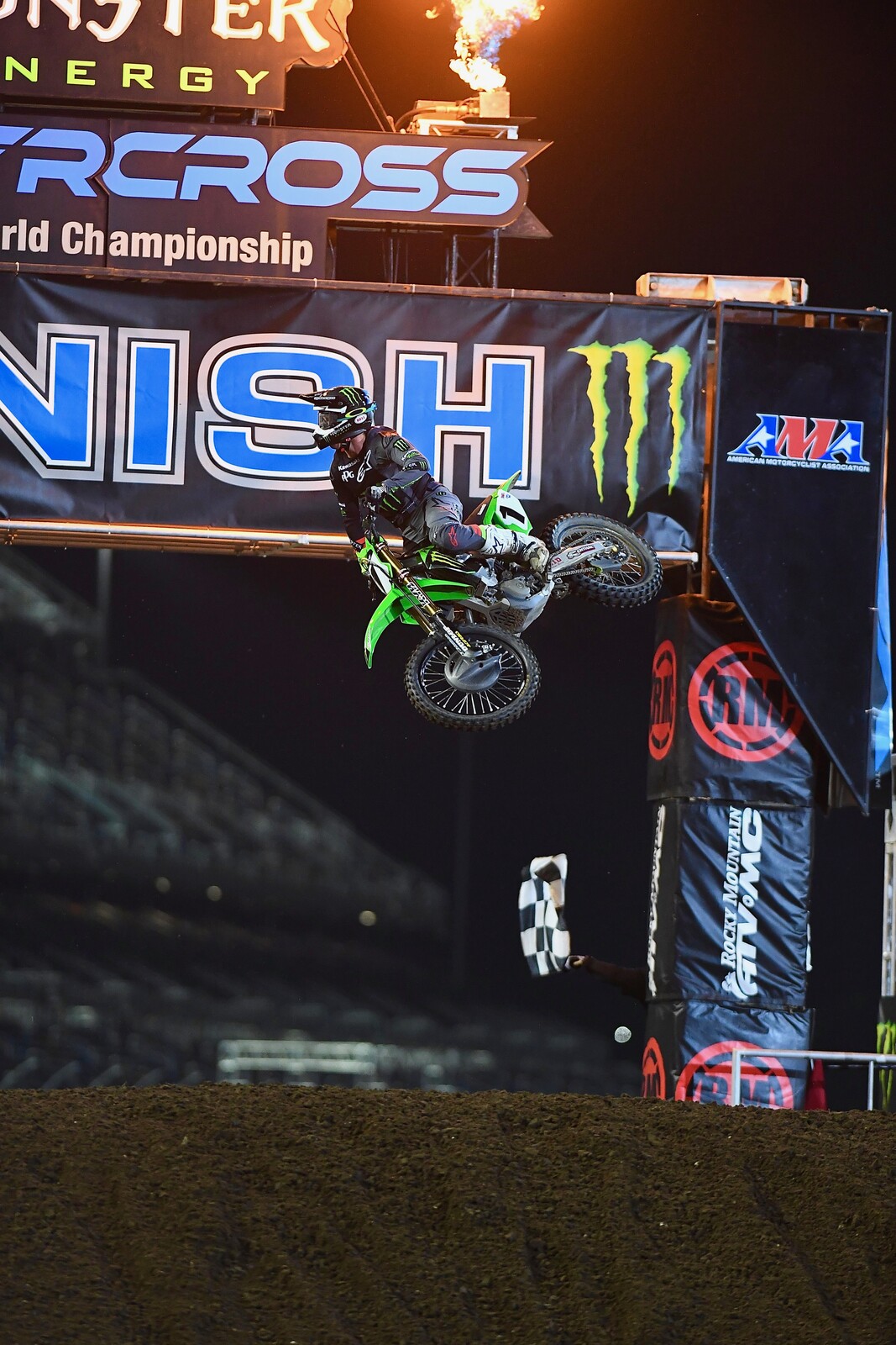 Tomac takes the checkered flag.