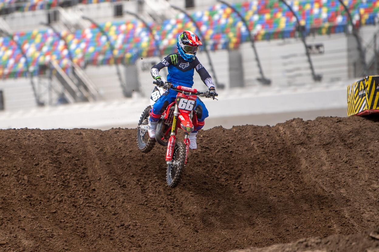 Casey Cochran gave GasGas a pair of marquee wins by topping the Mini Sr 1 (12-14) and SuperMini 2 (13-16) classes.