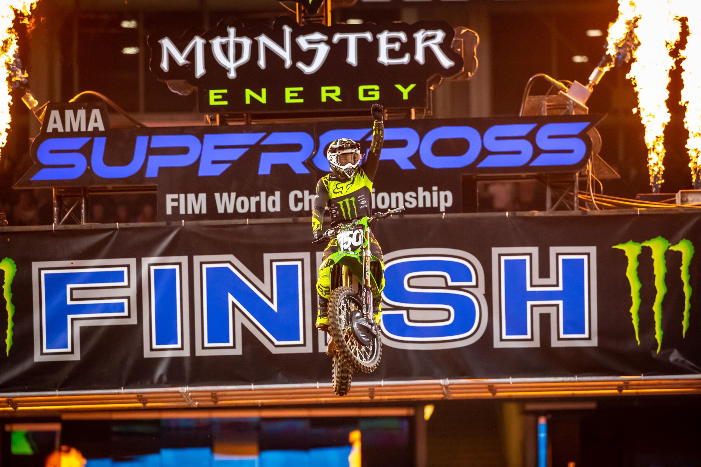 Seth Hammaker is a winner in Monster Energy Supercross.