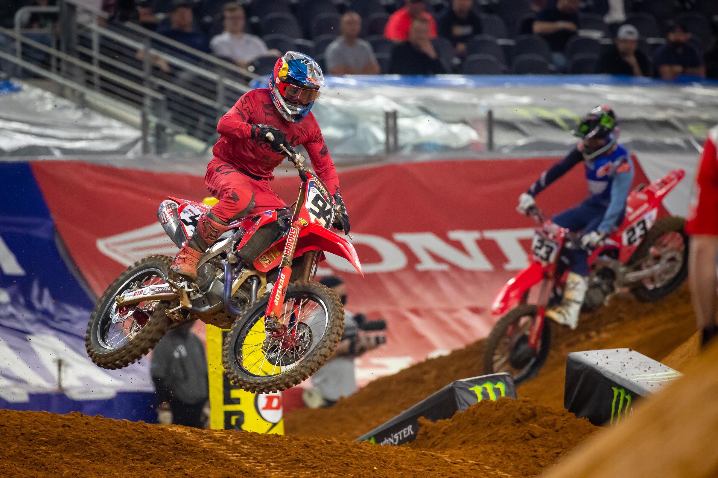 Roczen back on the podium after missing it for the last three races.