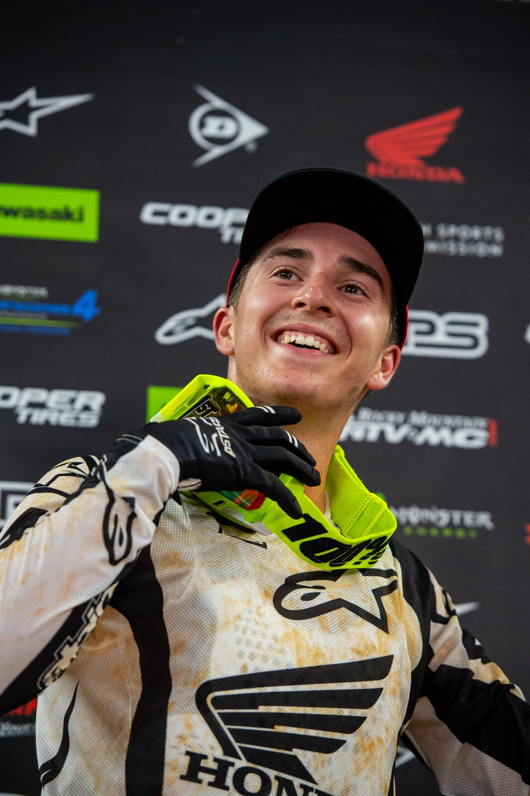 Massive smiles in the 250 class.