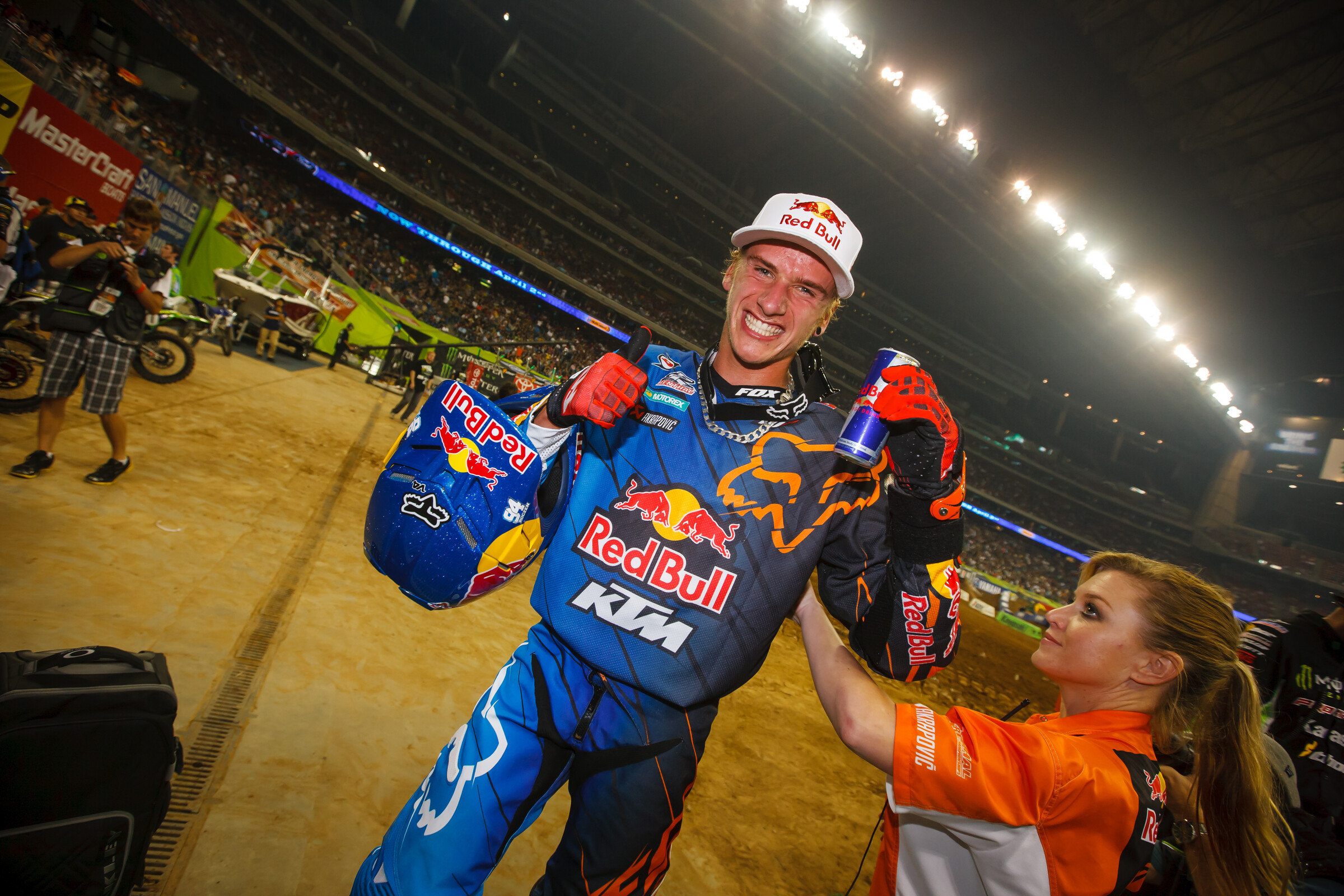 Ken Roczen at the 2012 Houston Supercross.
