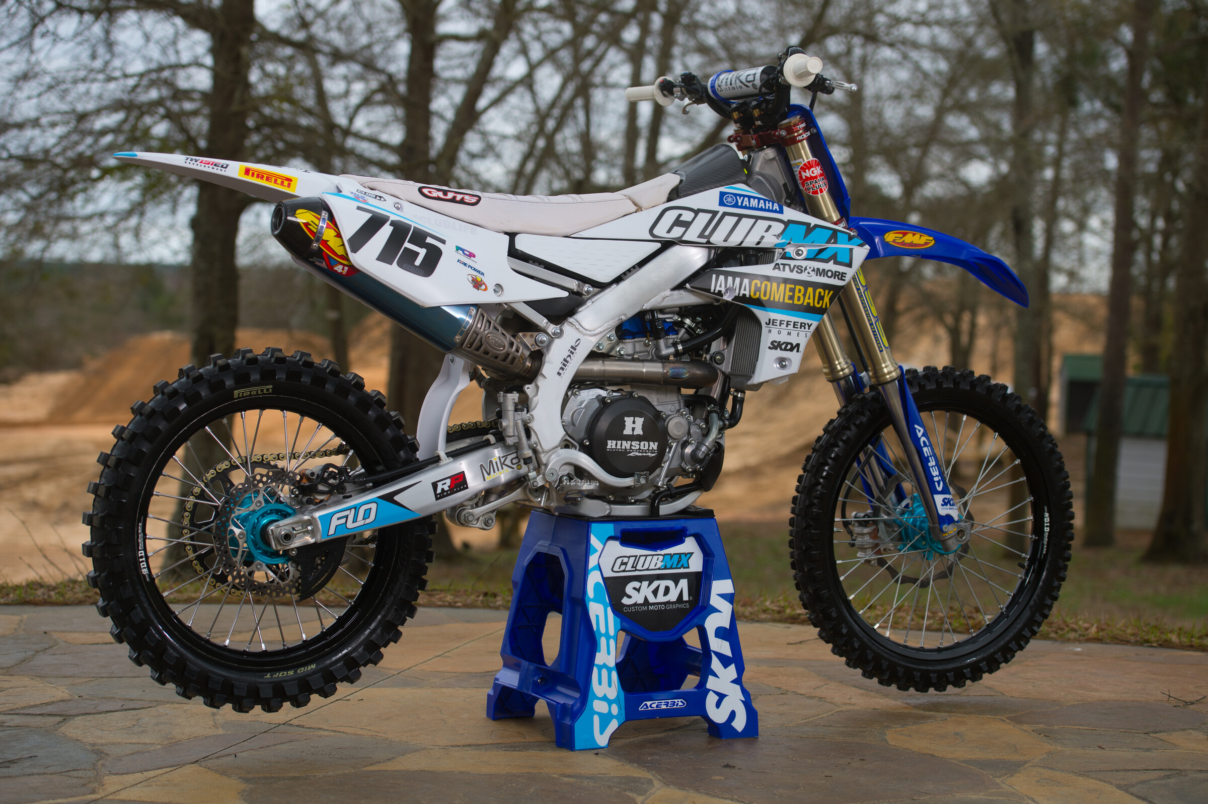 Phil Nicoletti's ClubMX Yamaha YZ450F.