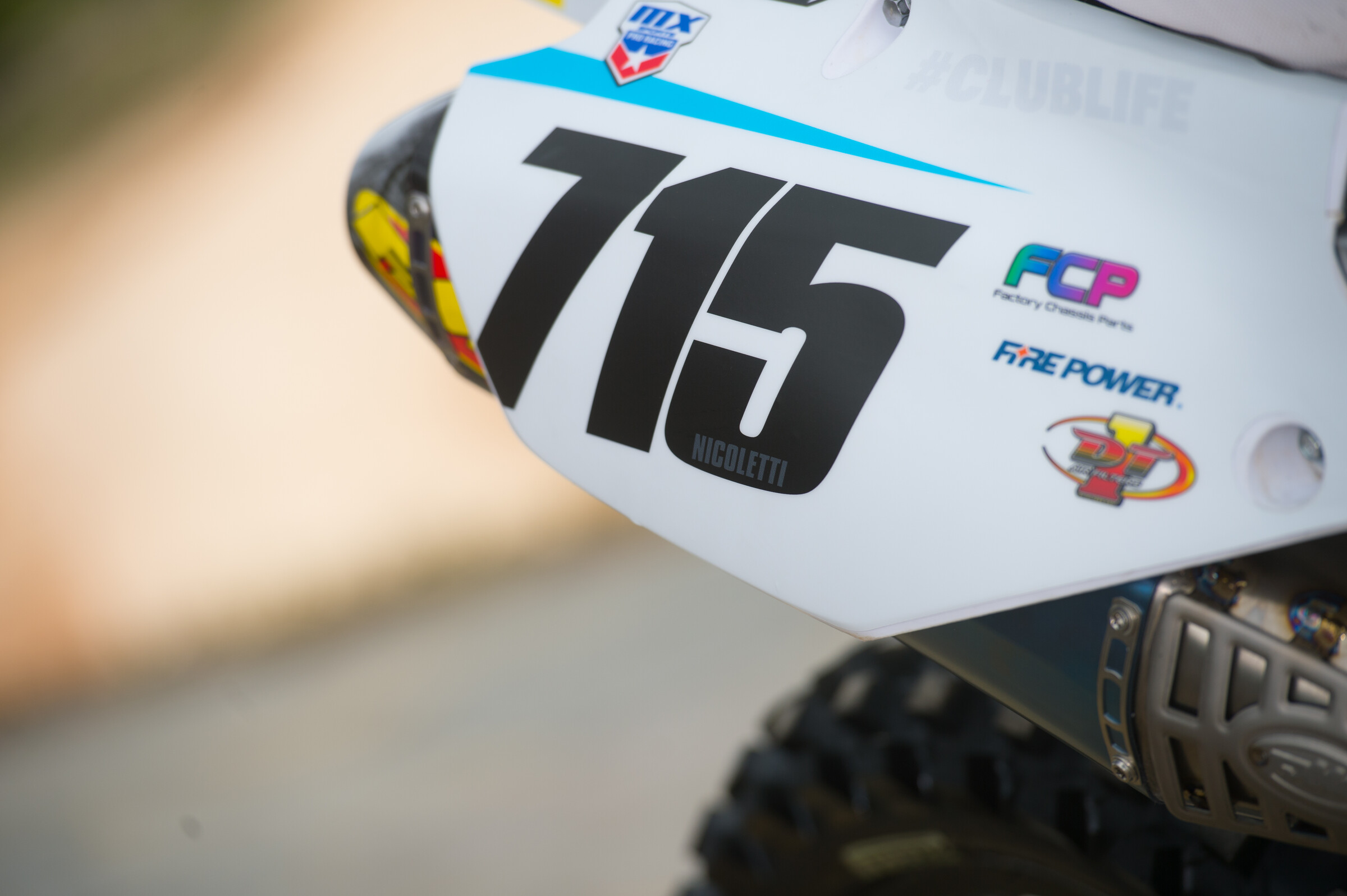 Phil Nicoletti's ClubMX Yamaha YZ450F.