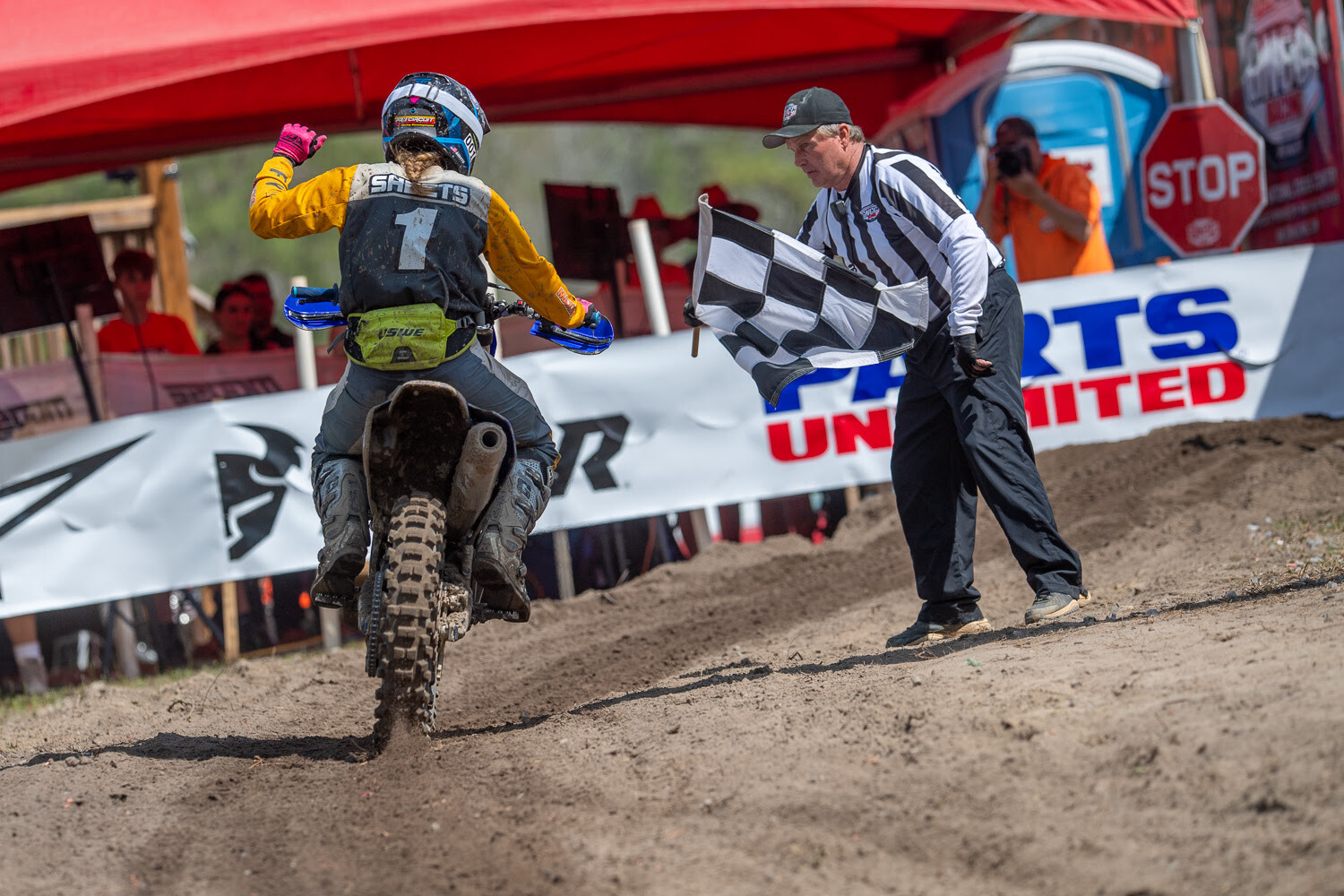 Becca Sheets (BABS Racing Yamaha) earned her second WXC class win of the year.