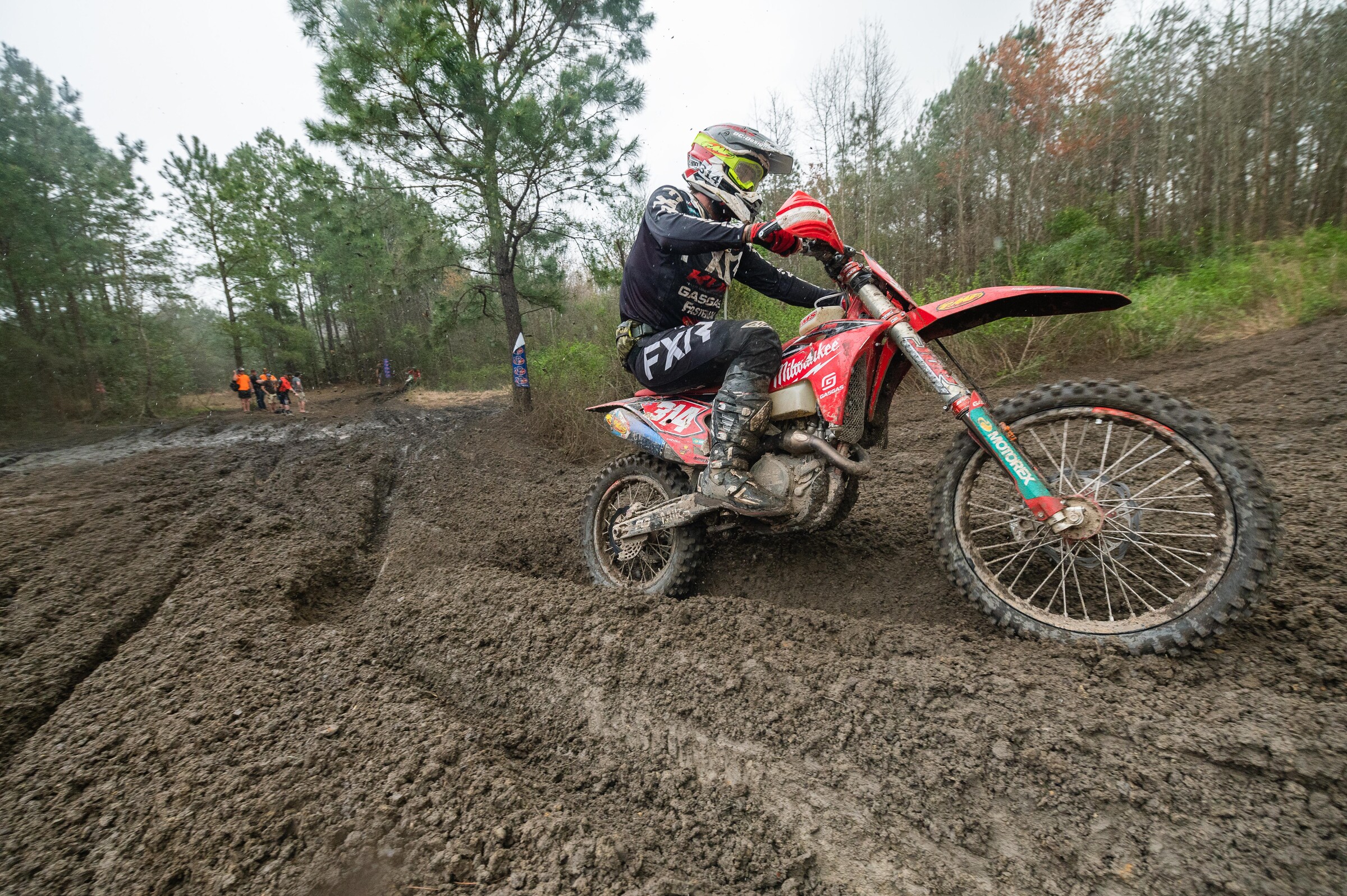 KLM Milwaukee GasGas’ Grant Baylor sits third in the overall points after round four.