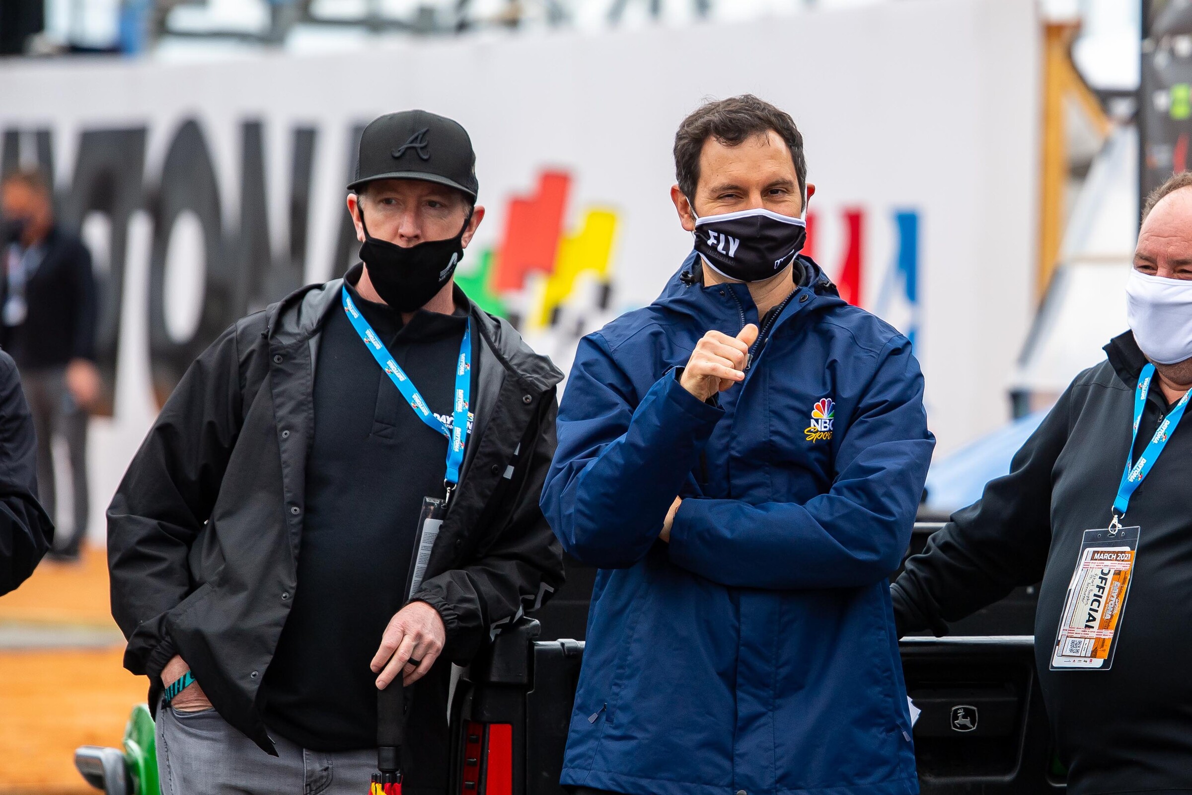 Familiar friends and voices Kevin Kelly and Weege.