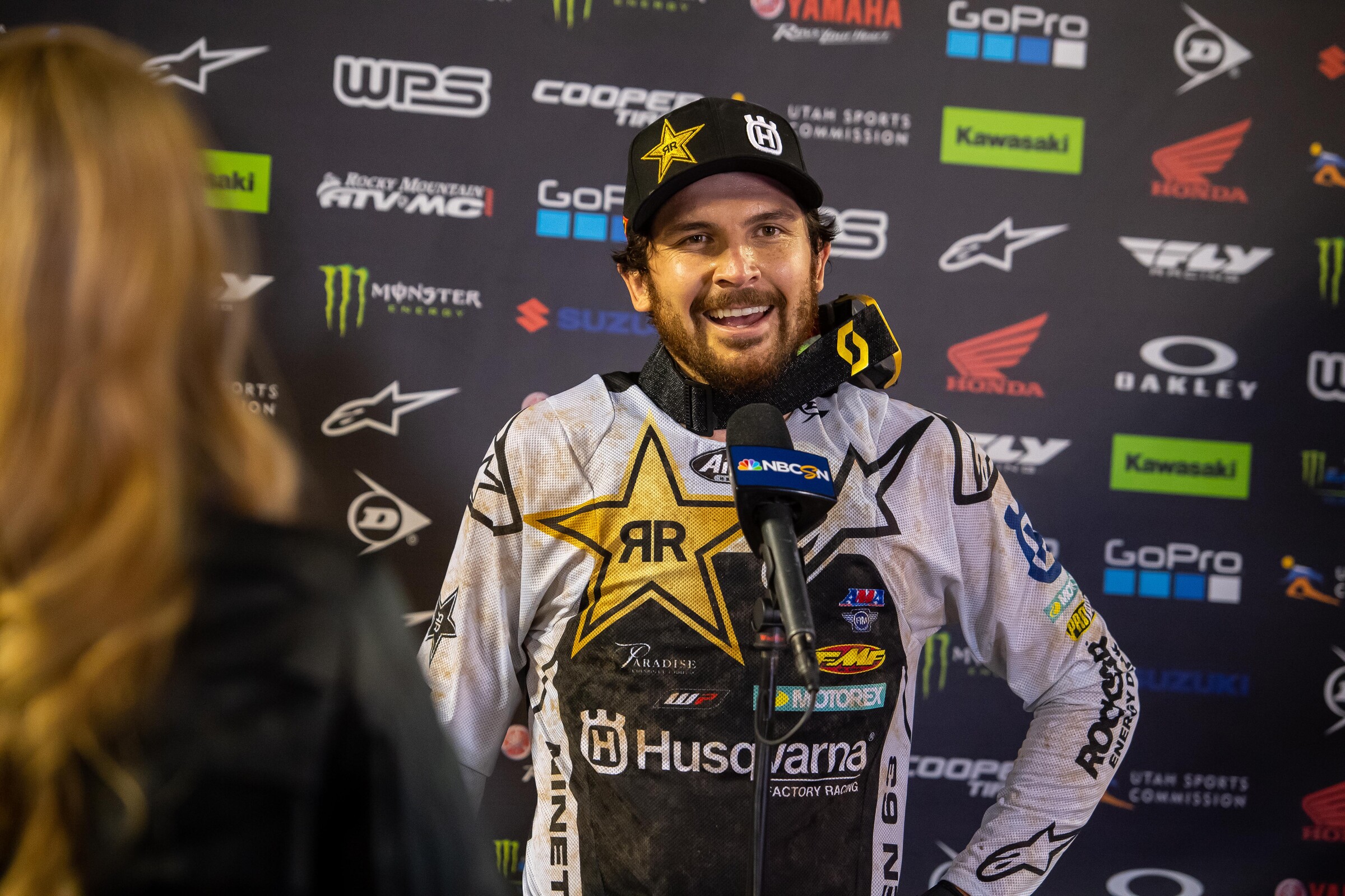 Jason Anderson promoting the Team Grilled healthy lifestyle to all the kids at home.