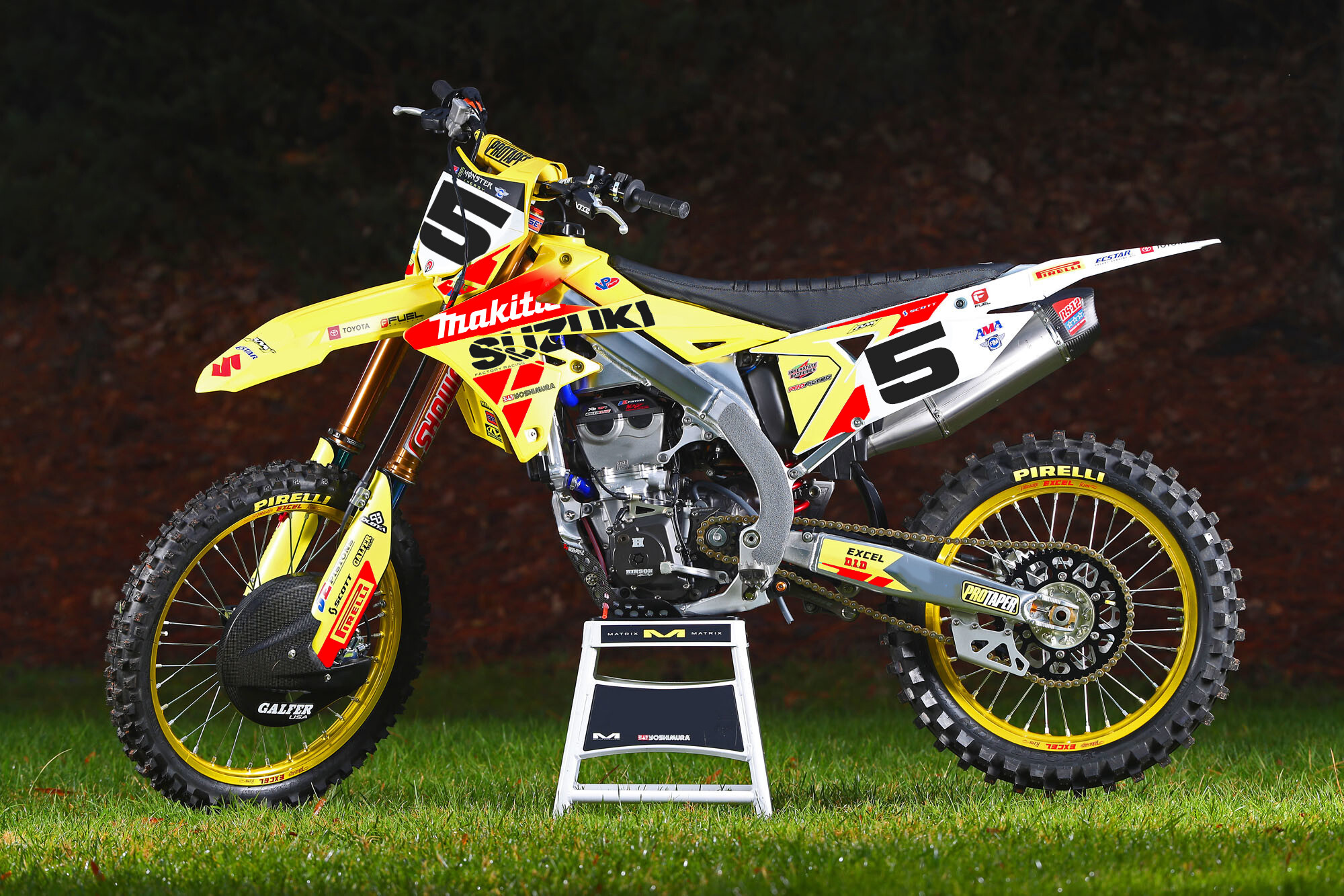 A yellow fever dream if you're a Suzuki fan.