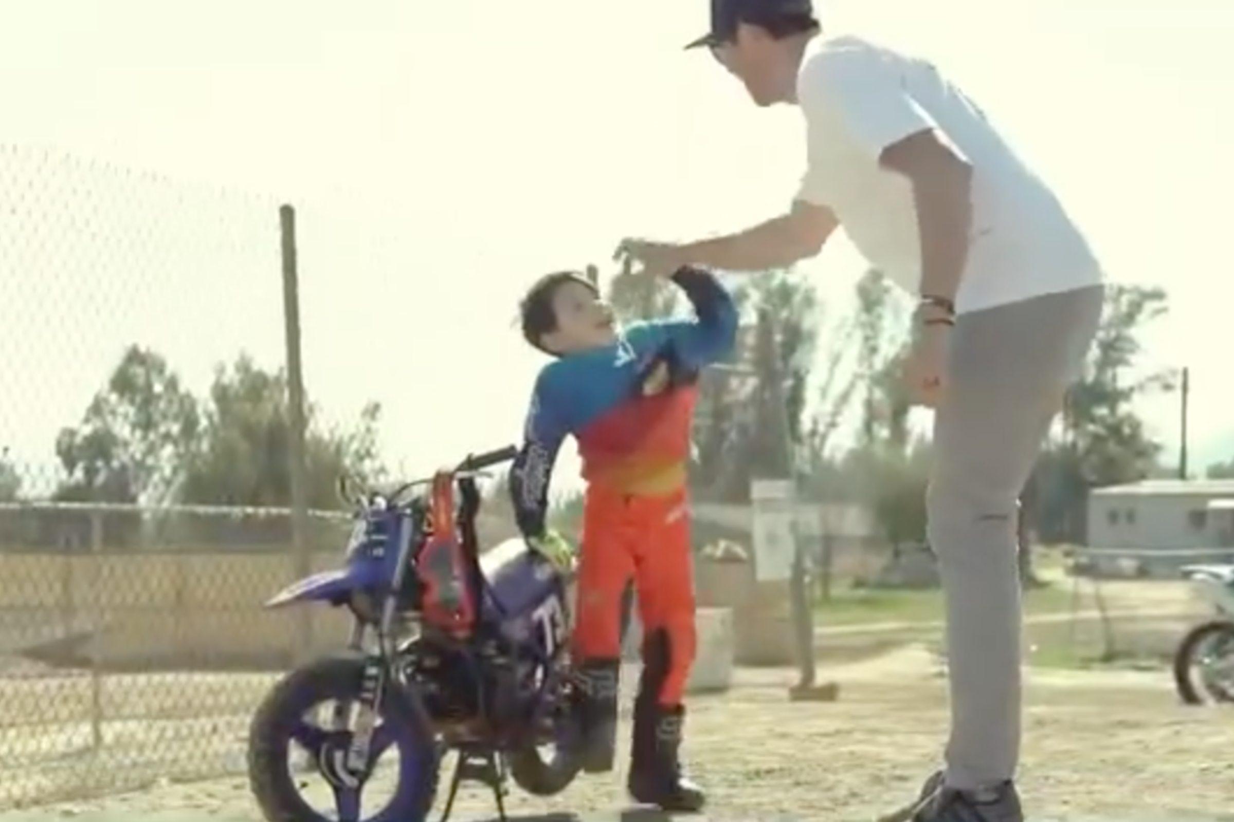 Watch: FMF Shares F-amily M-oto F-irst Video of Lil D and His Son