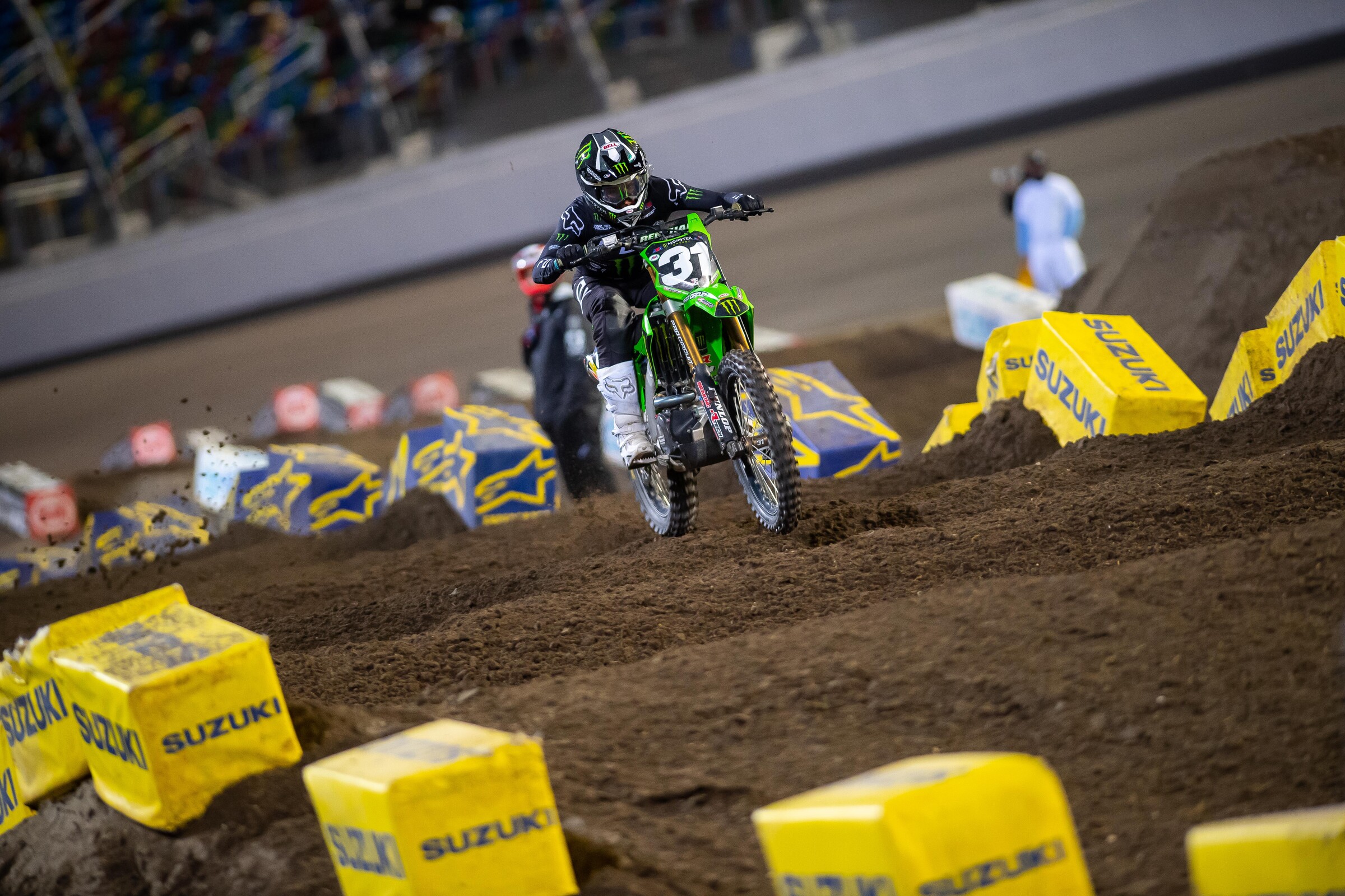 A few weeks ago McAdoo told us he's calmed down his 110 percent style down to 100 percent. It's taken awhile to break old habits, but he's been much more consistent this year.