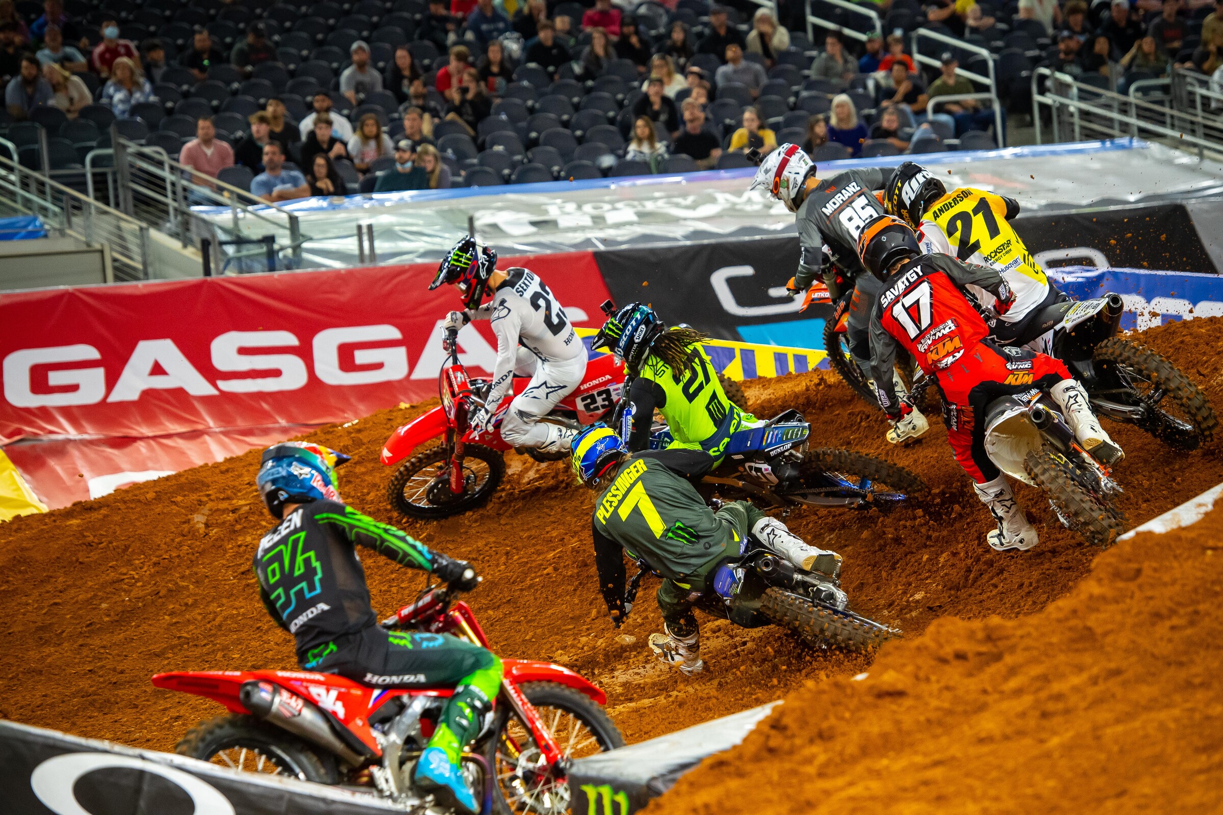 Sexton has learned quite a bit by battling the established 450 riders.