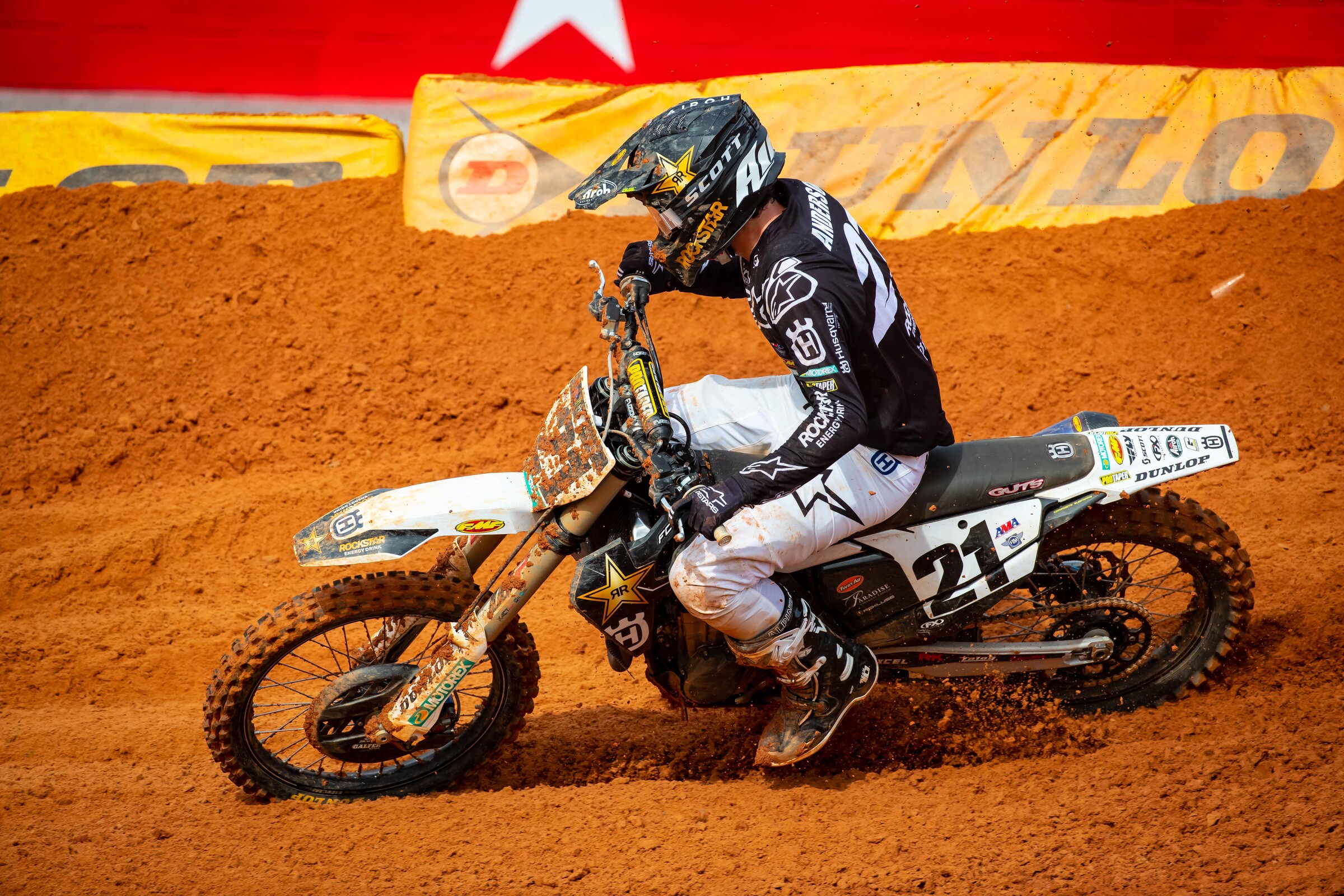 Jason Anderson during the 450SX main event.