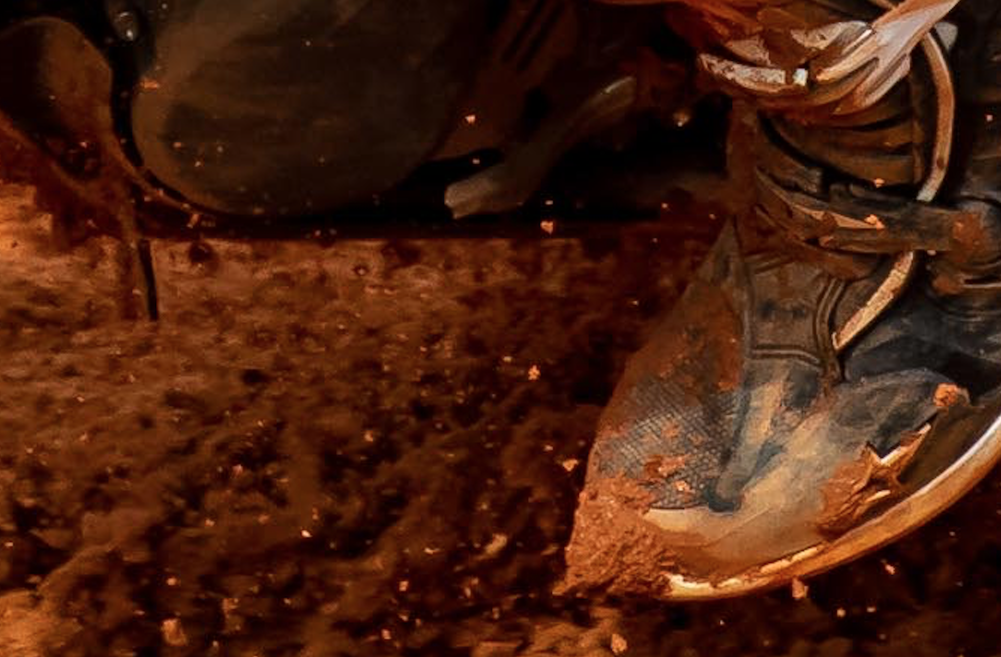 A closer look shows his missing gear shifter.