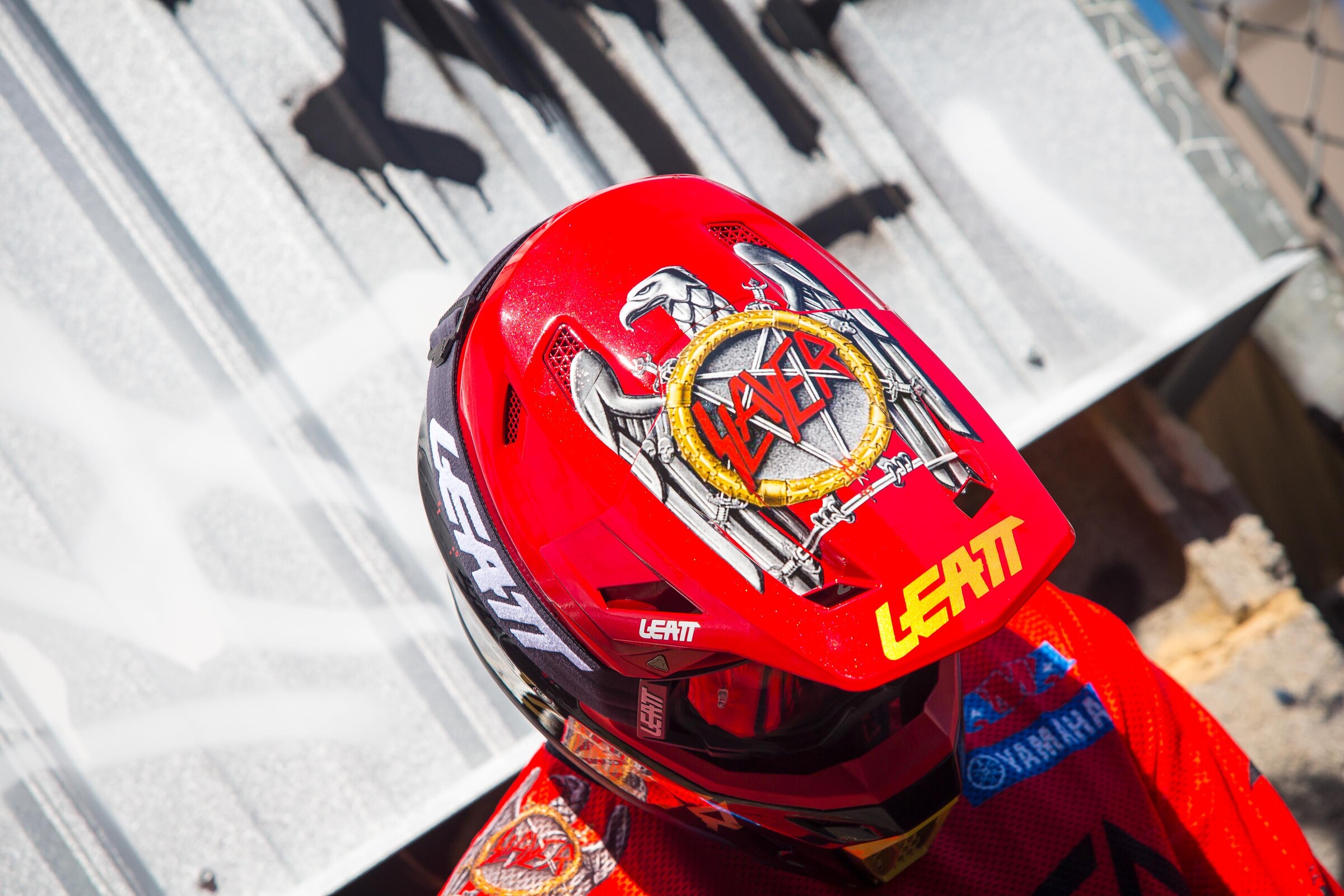 slayer dirt bike helmet