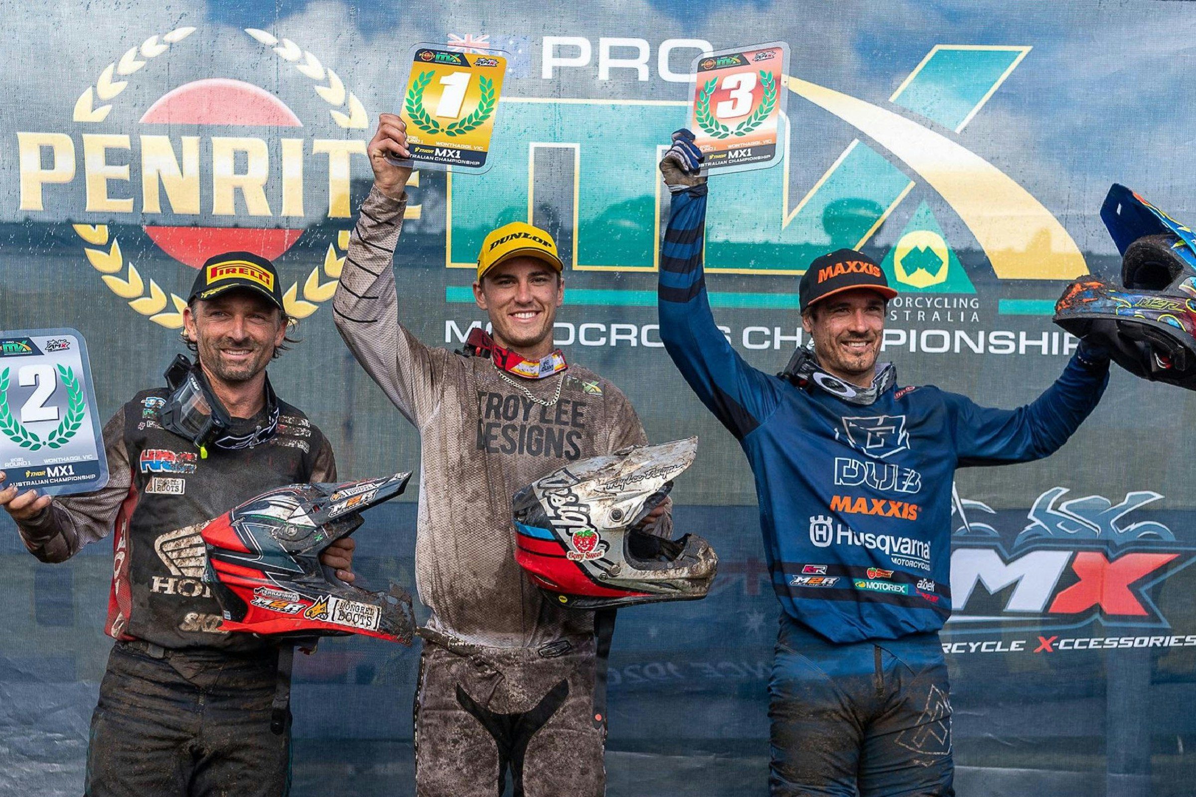 Duffy (MX1) & Webster (MX2) Claim Wins at Penrite ProMX Round 1