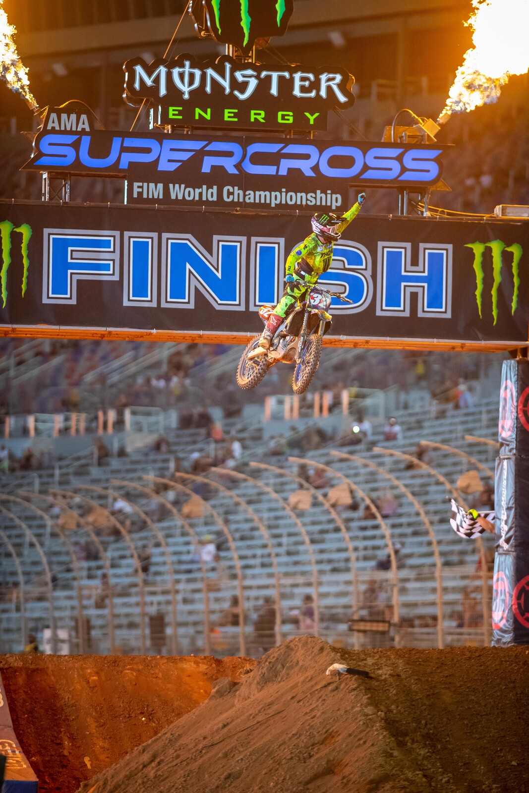 Justin Cooper sits with a nine-point advantage over Cameron McAdoo after round seven of the 250SX West Region.