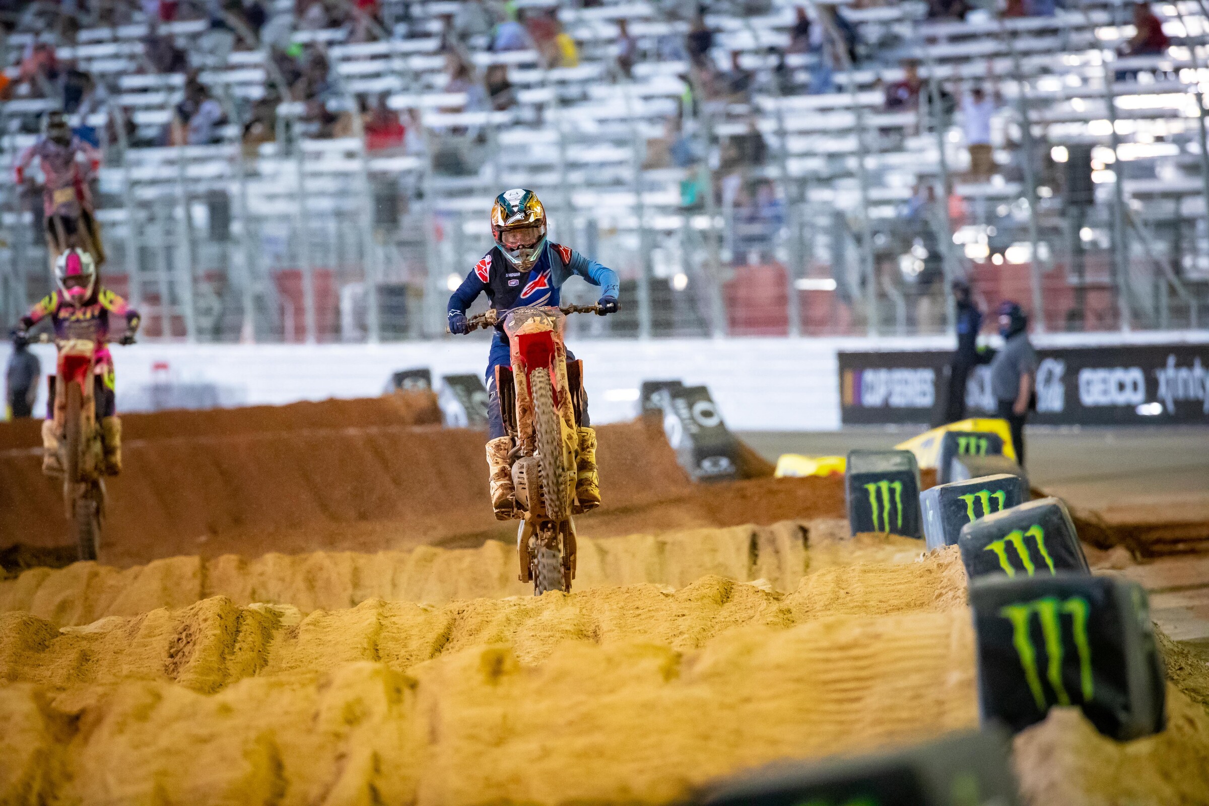 Lawrence in the sand section.