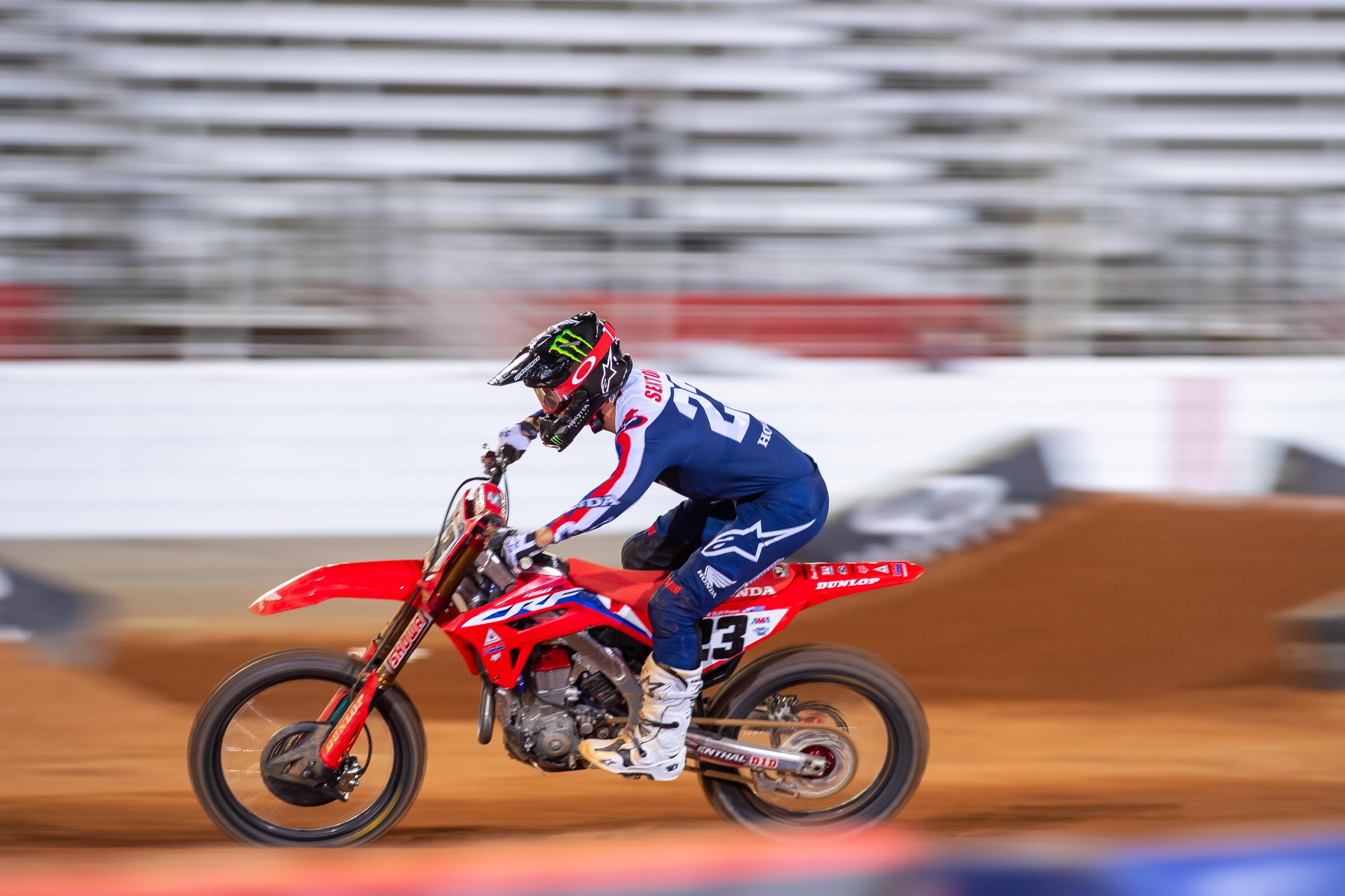 Chase Sexton now has two second-place finishes in a row. 