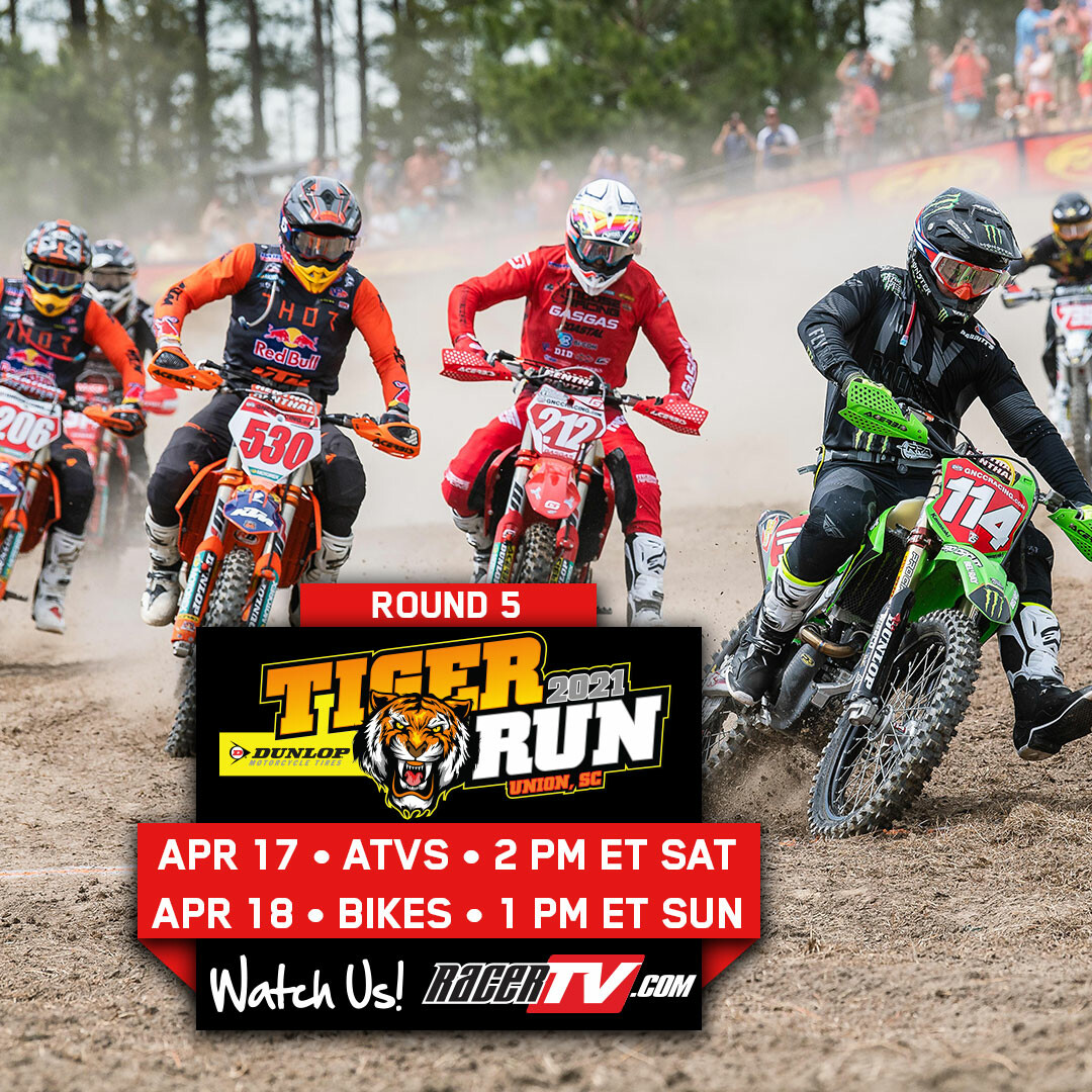 The 2021 Tiger Run GNCC RacerTV.com schedule.
