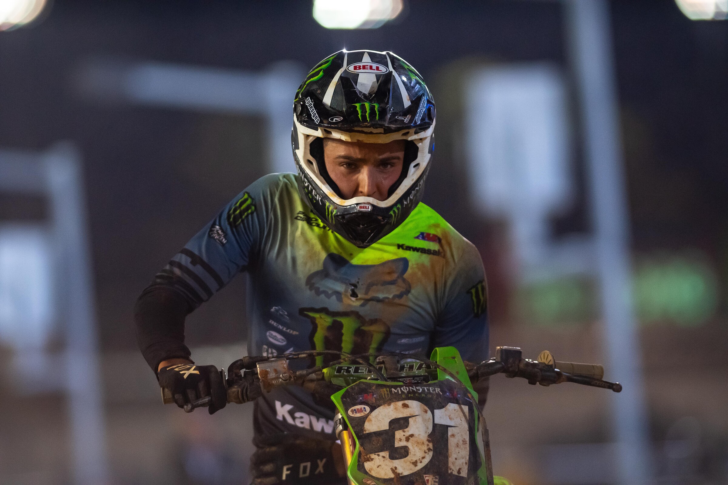 Cameron McAdoo fought back from a crash to finish on the podium, but the pain was only just beginning.
