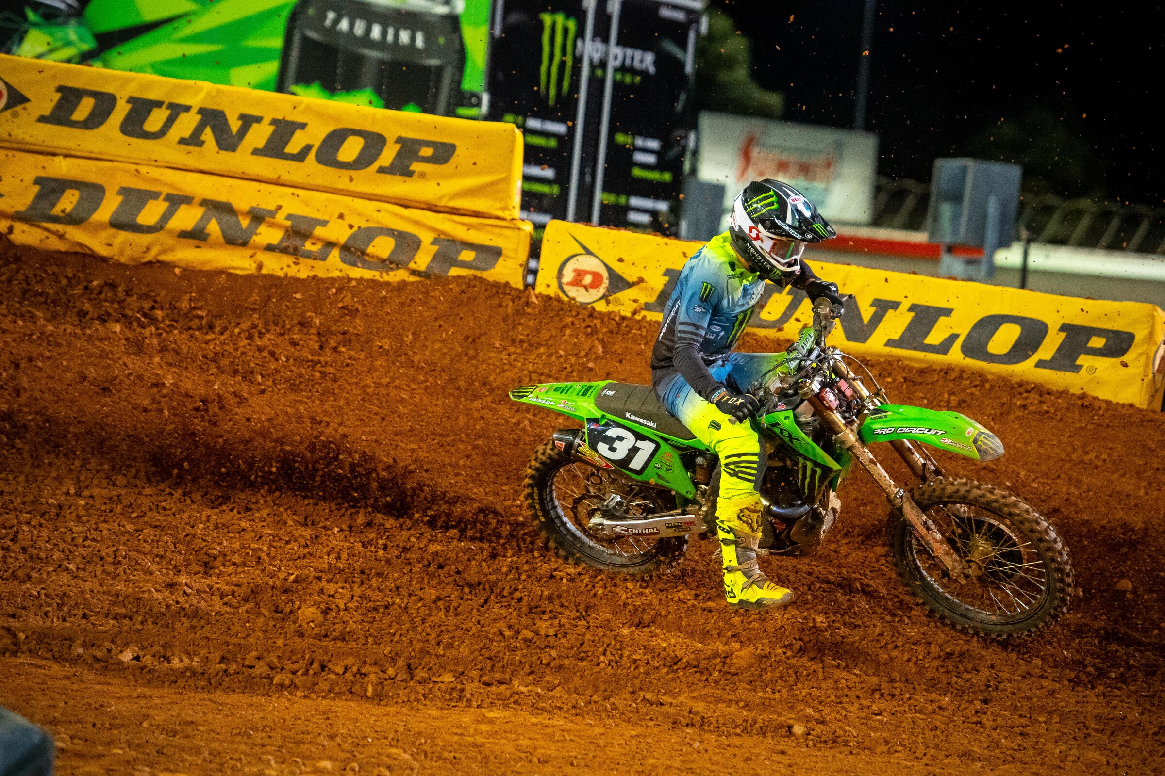 McAdoo charged to second place.