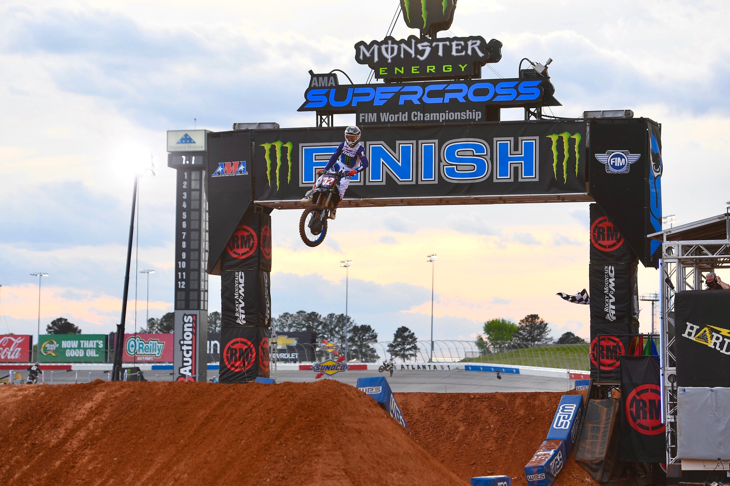 Justin Cooper with the sunset win.