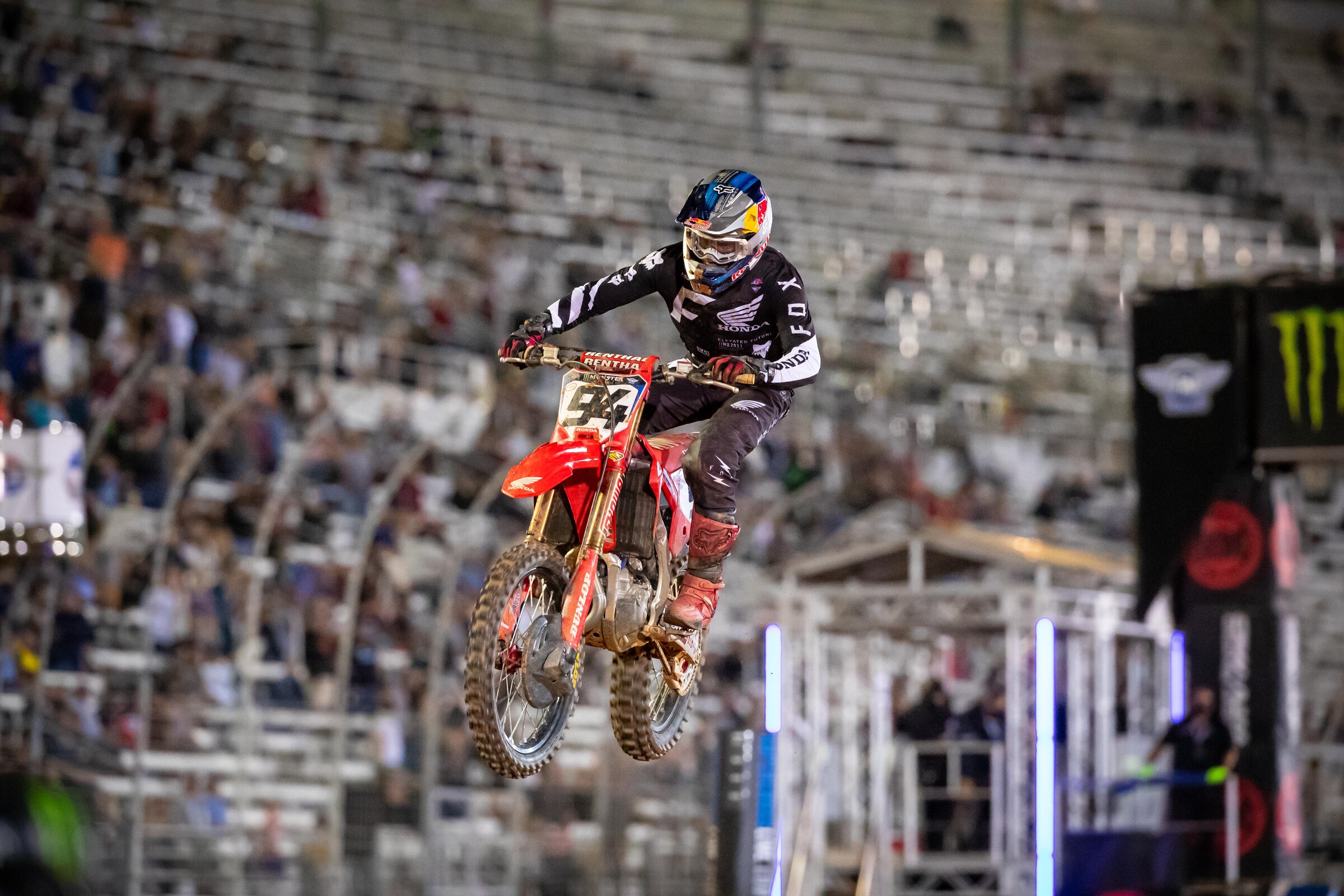 Ken Roczen's late race crash did just enough damage to his race lead to allow Webb to catch him in the end.