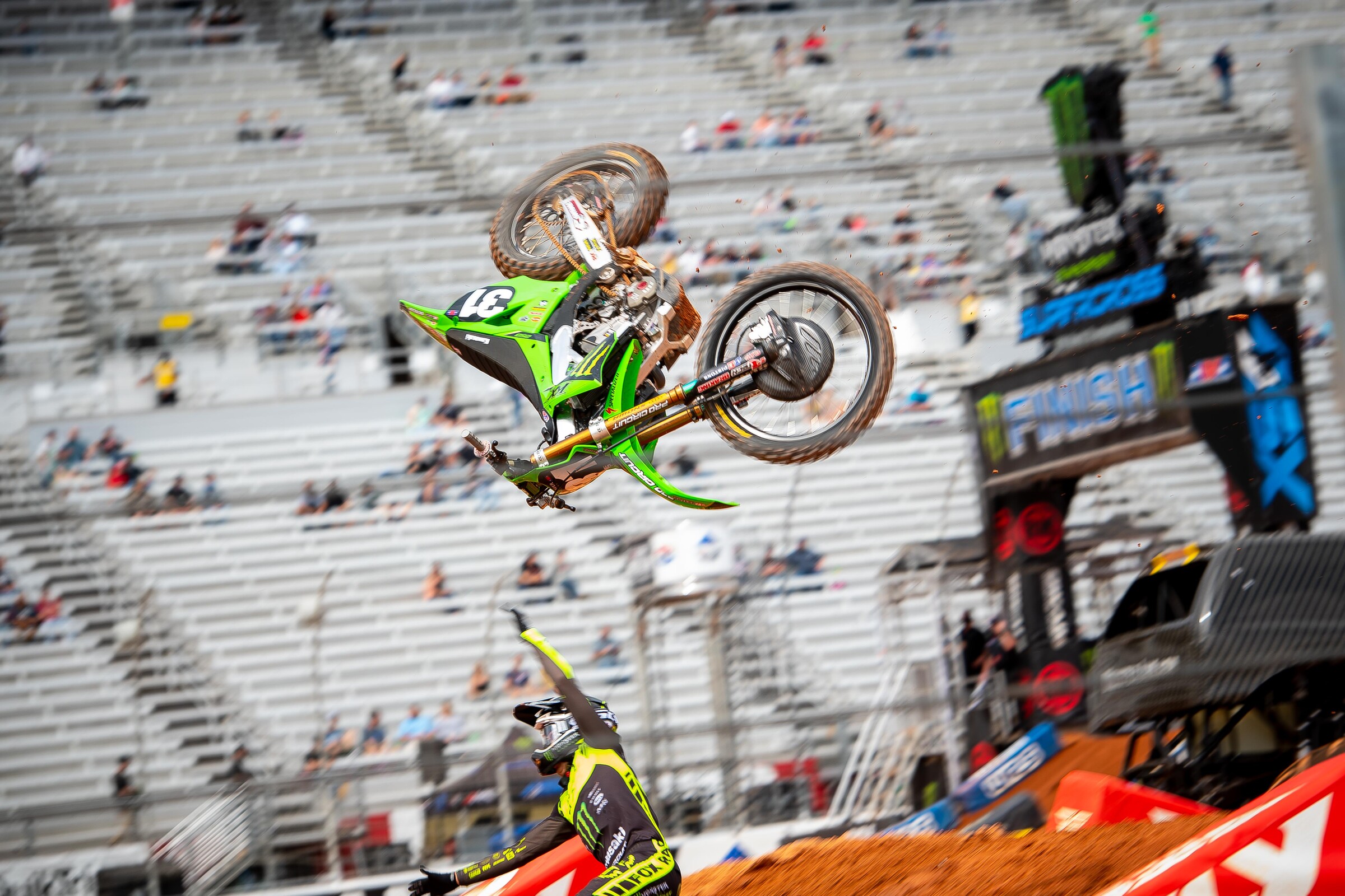 McAdoo's practice crash.