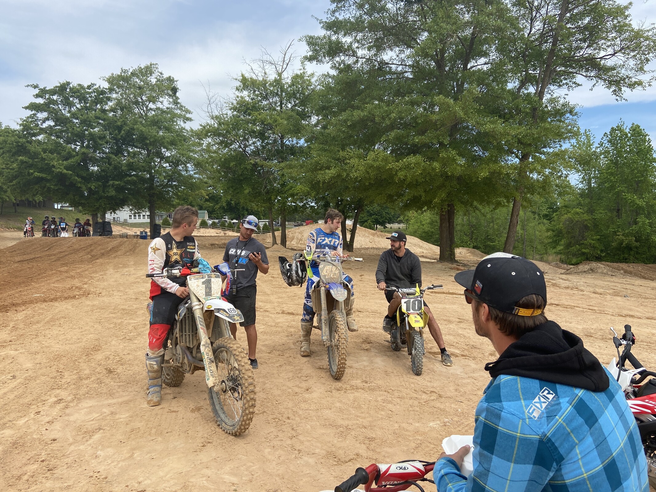 Zach Osborne was training at ClubMX this week.