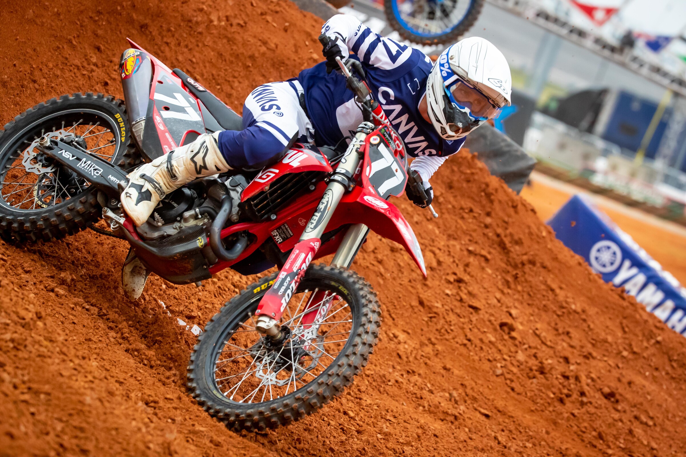 Jerry Robin's first time on the AJE Motorsports/Motul GasGas was during practice for Atlanta 1.