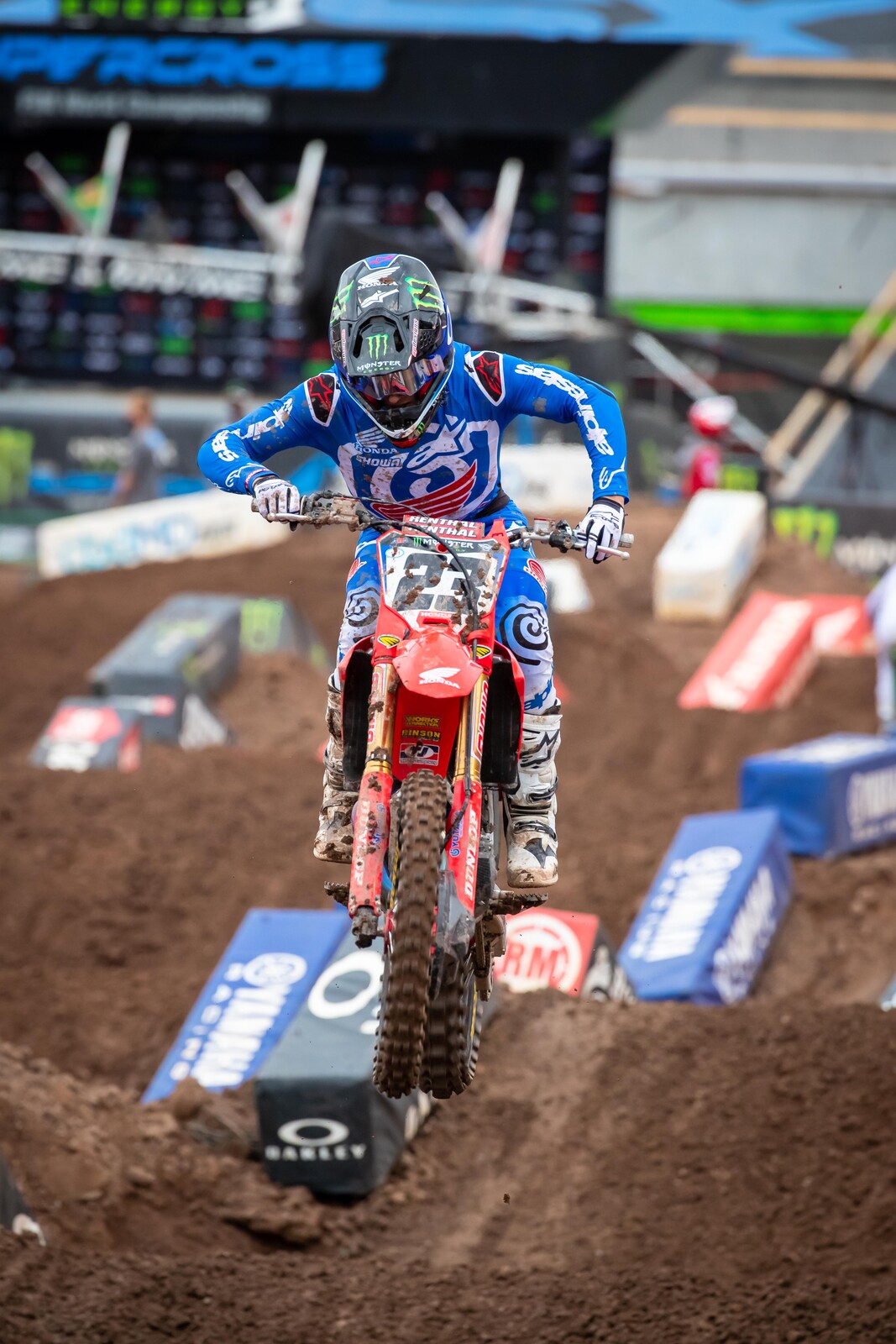 Chase Sexton had a big crash in the final qualifying session. His status for tonight is unknown.