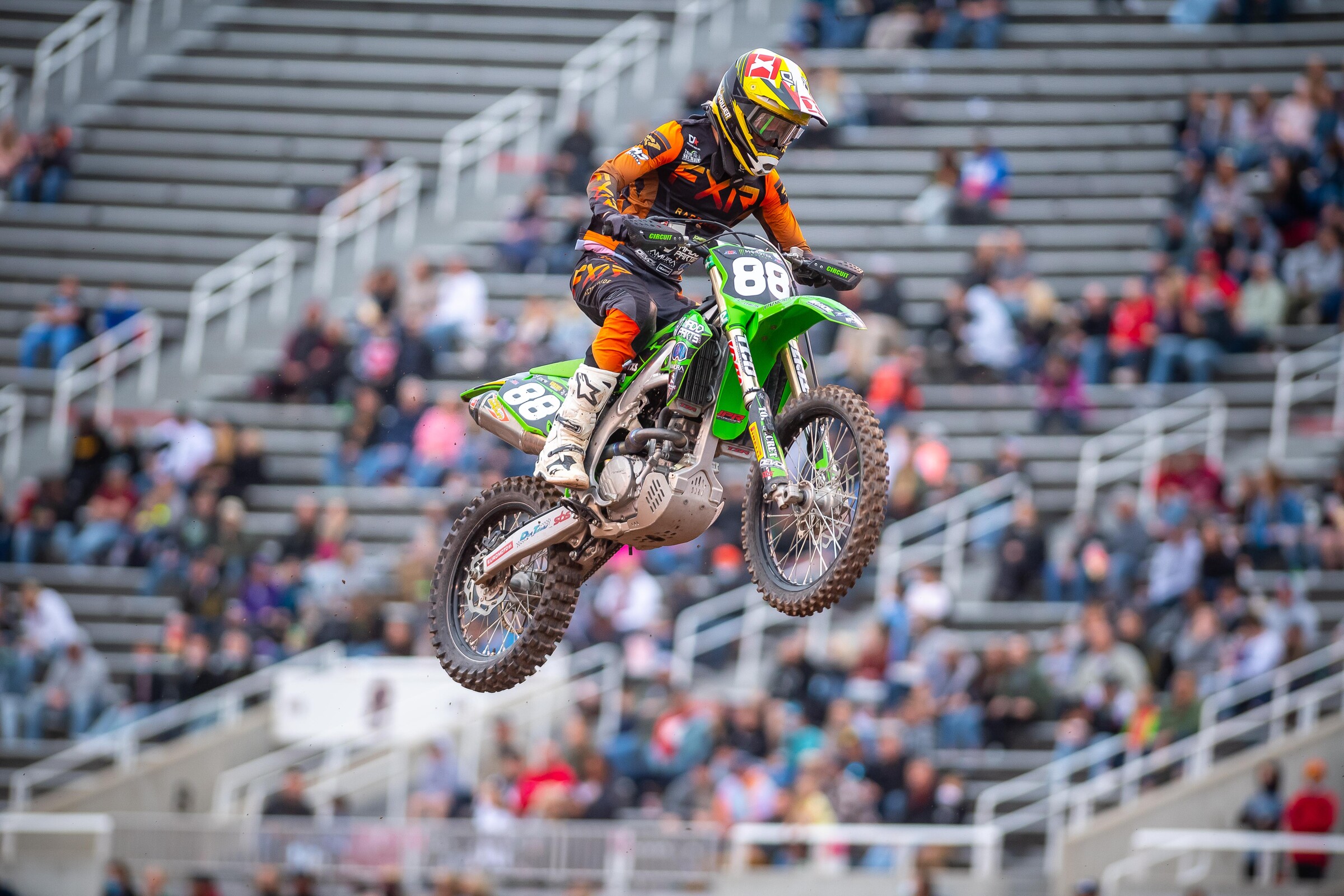 Logan Karnow earned a career best seventh in the SLC1 main event.