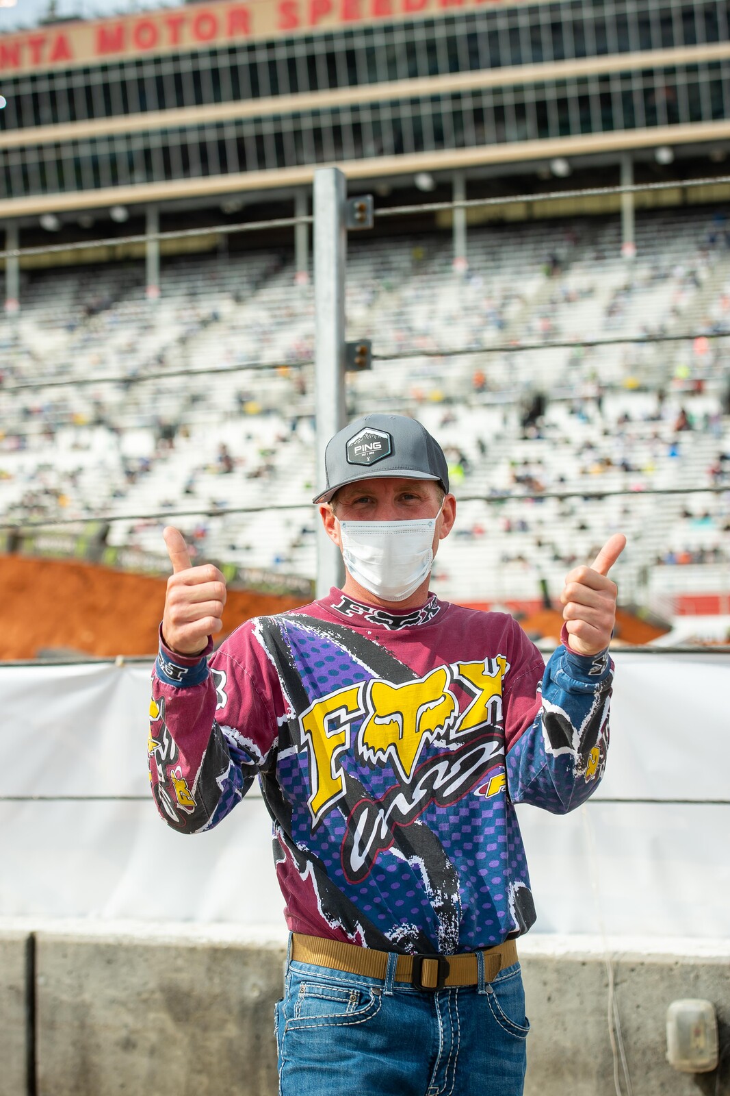 Retro Fox Racing jerseys are a common SX thing.